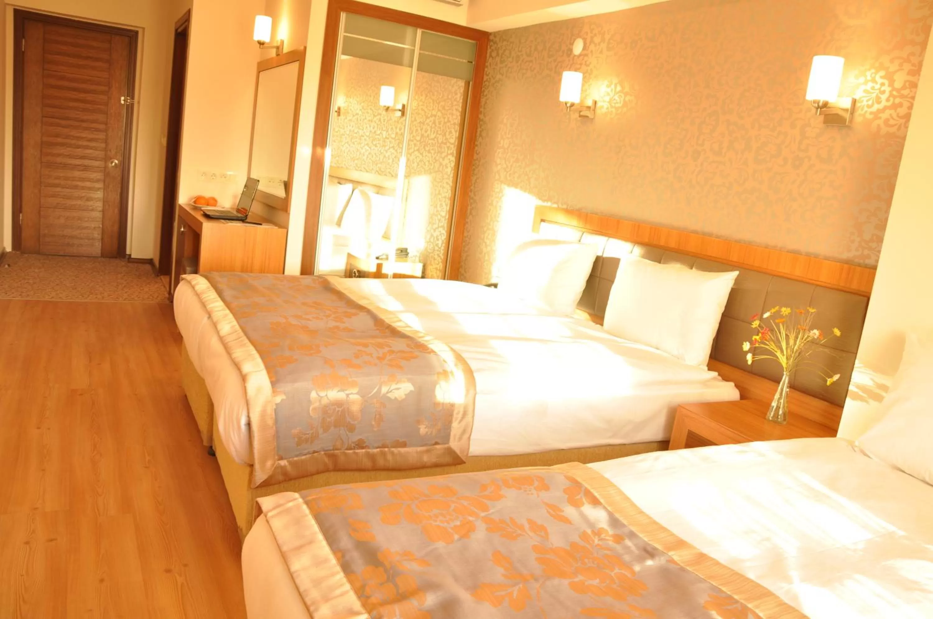 Bed in Grand Anzac Hotel