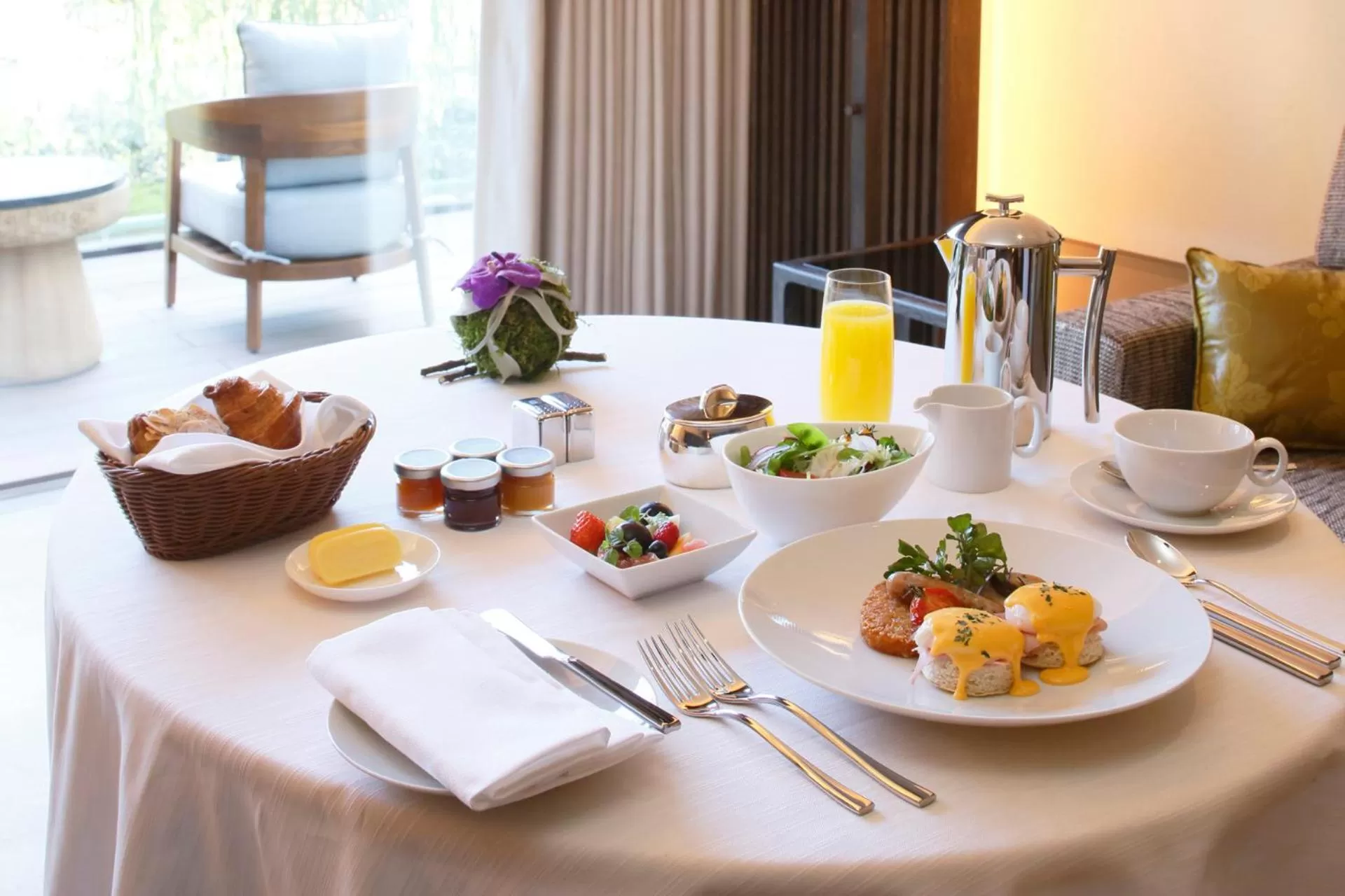 Breakfast in Four Seasons Hotel Kyoto