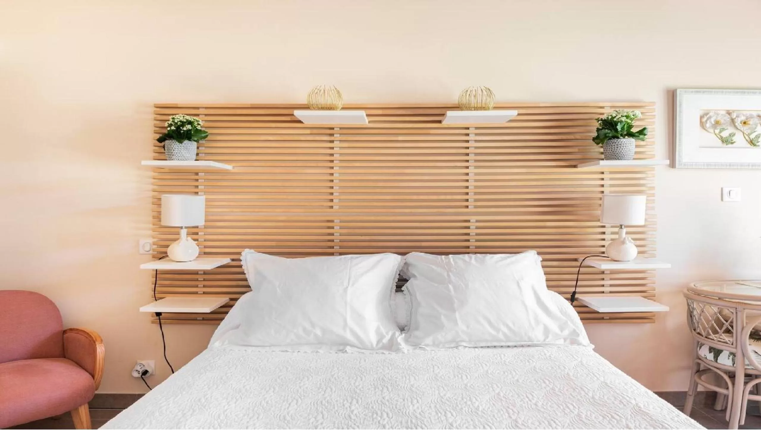 Bedroom, Bed in Chambre et table d'hôtes Villa Pomponette