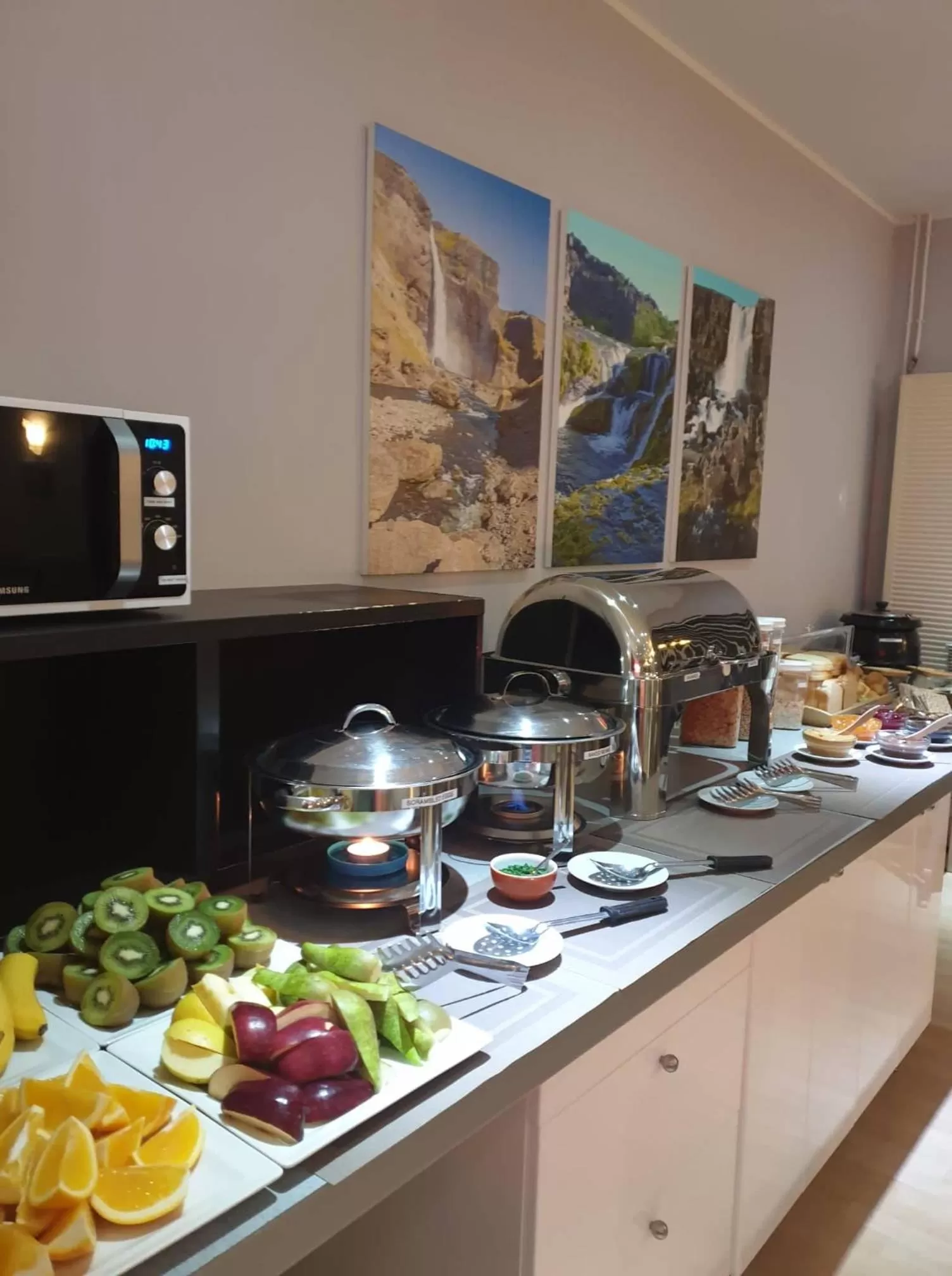 Breakfast in Aurora Hotel at Reykjavik-Keflavik Airport Terminal KEF