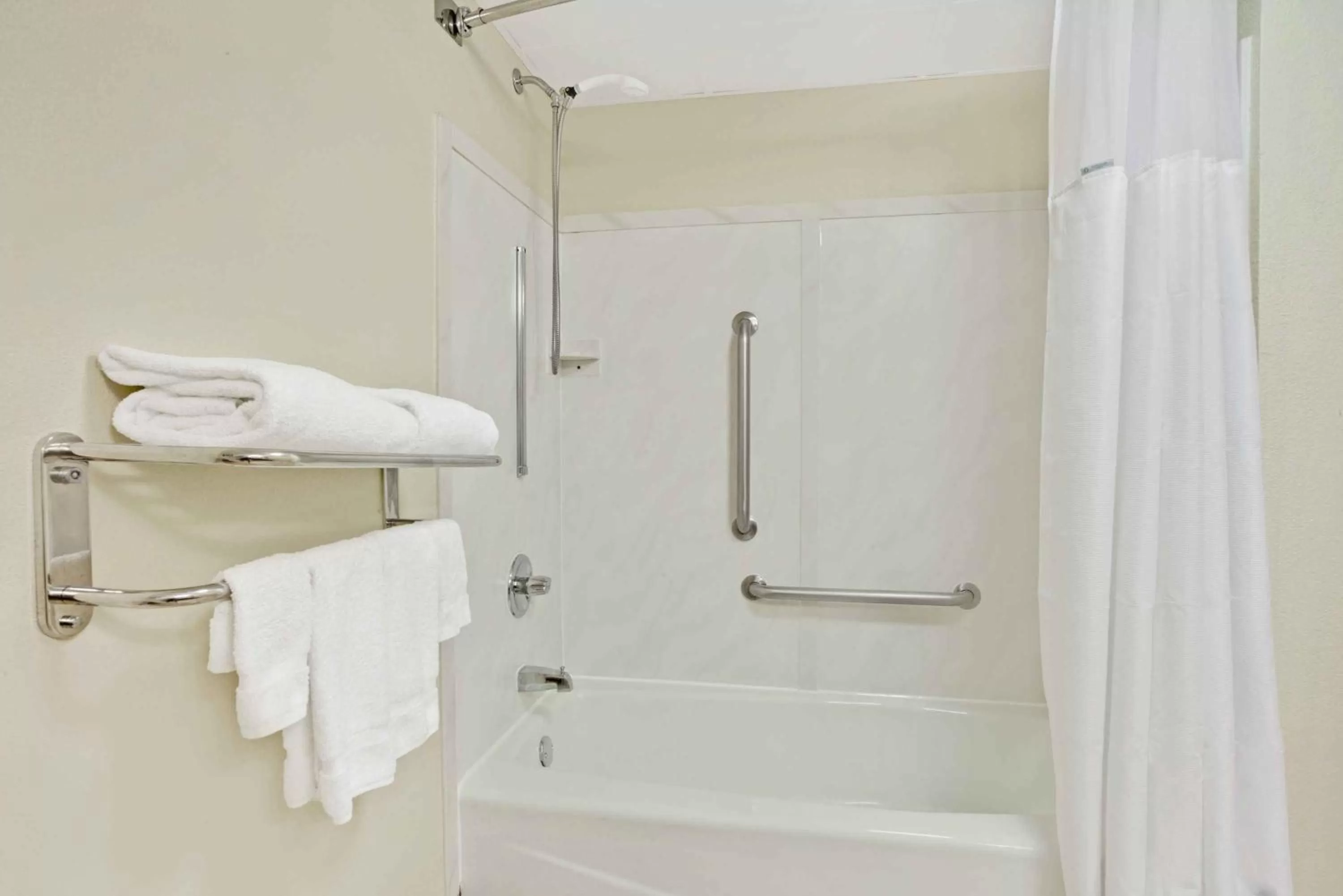 Bathroom in Wyndham Garden Charlotte Airport Southeast