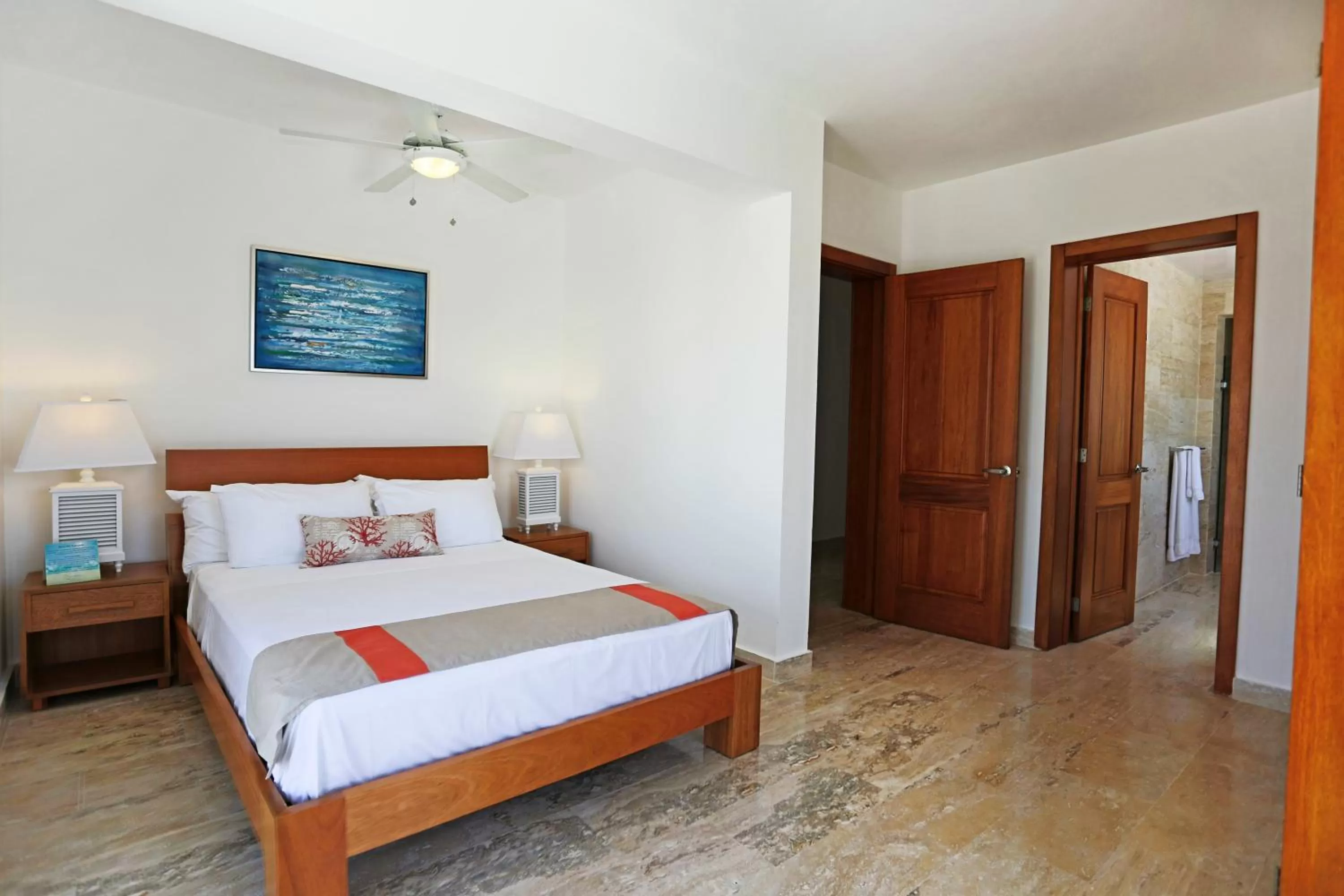 Bed in Ocean Village Deluxe Resort & Spa