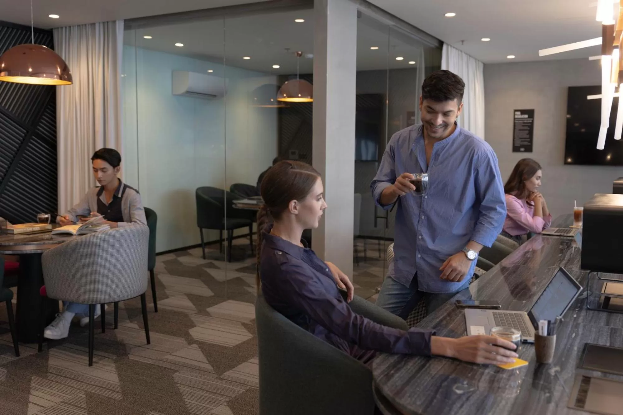 People in TRIBE Phnom Penh Post Office