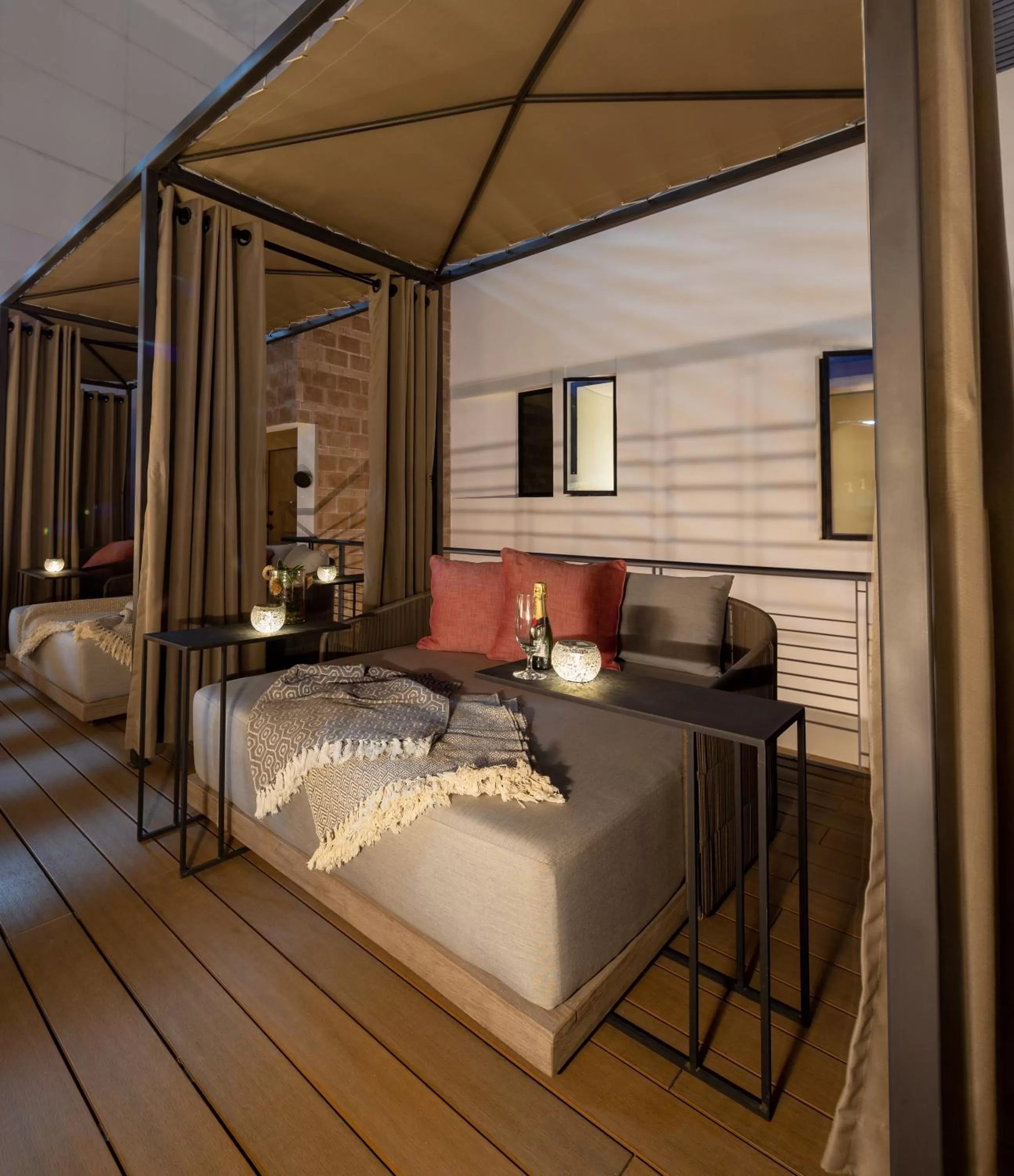 Balcony/Terrace, Bed in Central Hotel Boutique