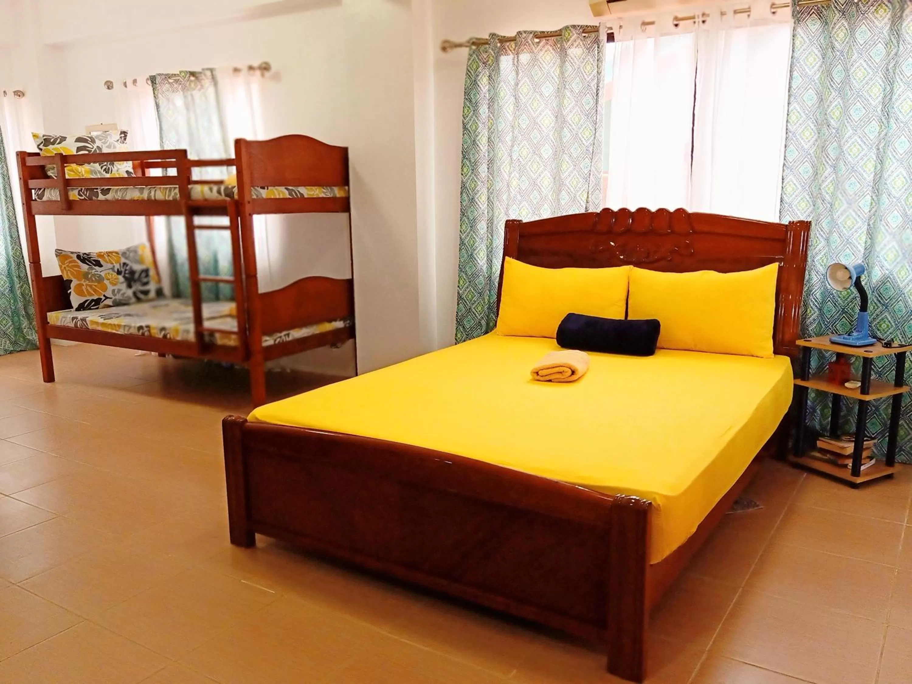 Bed in SmallFry's Beach Resort