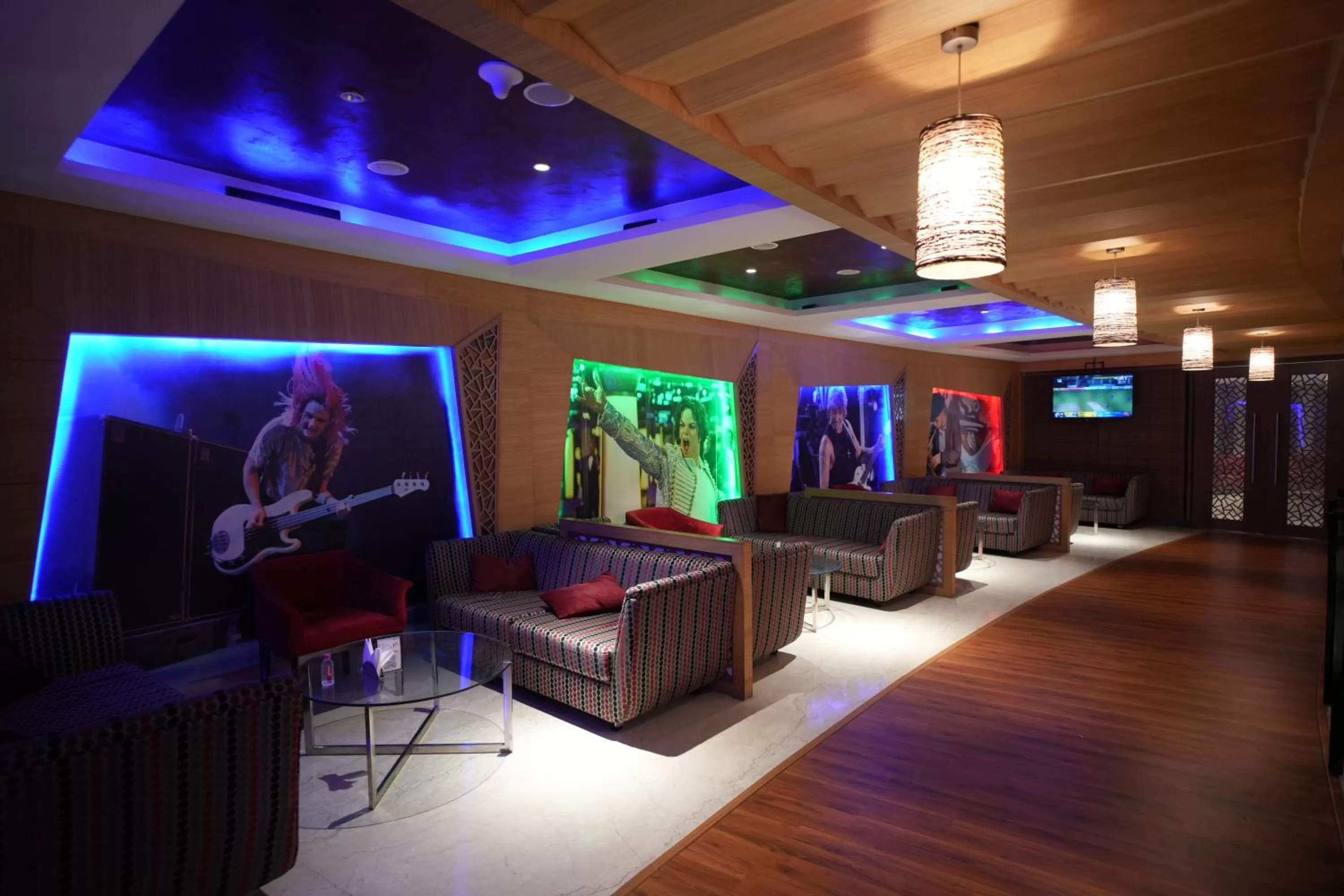 Seating area in Radisson Udaipur