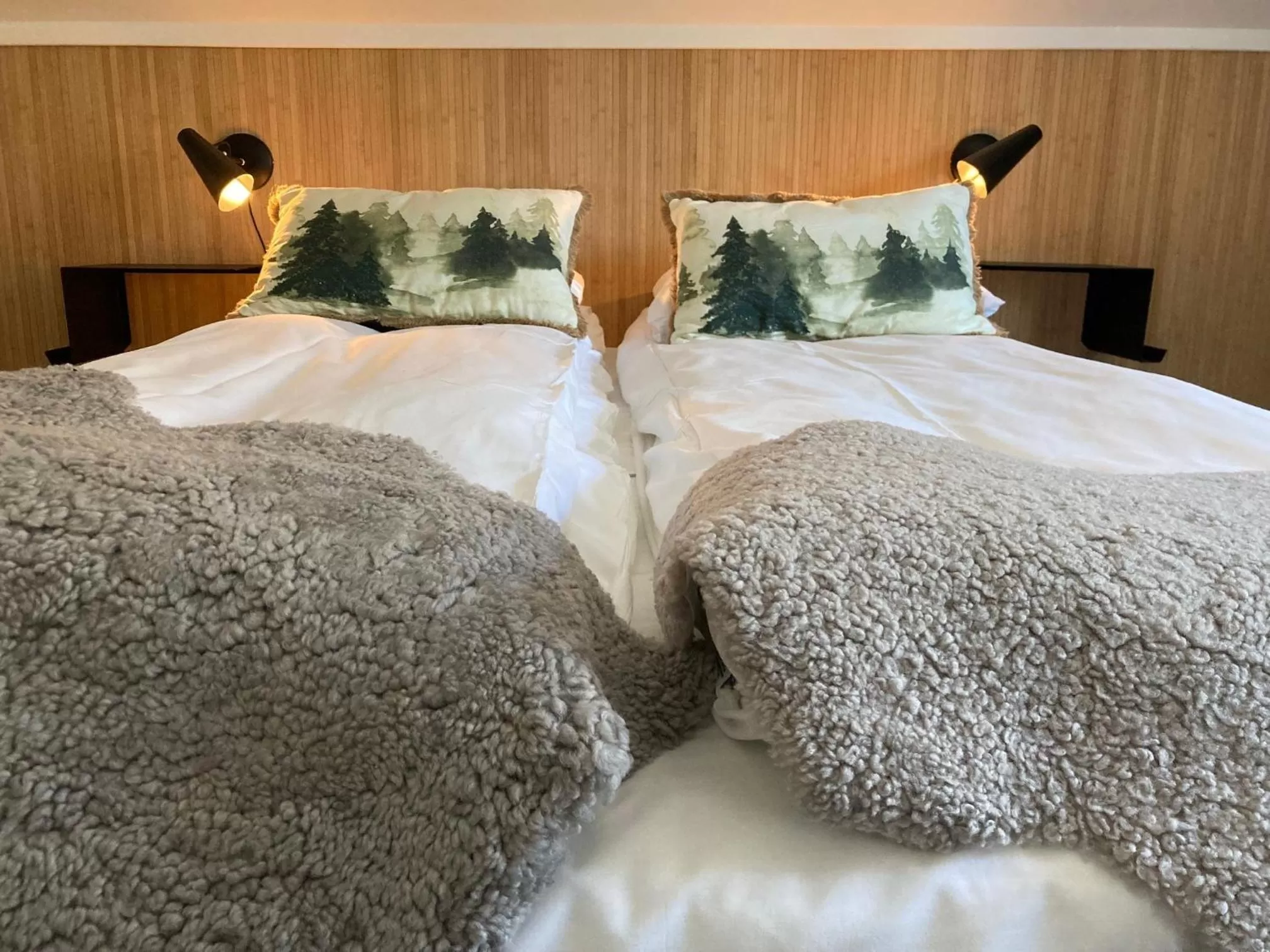 Bed in Breidablikk Guesthouse