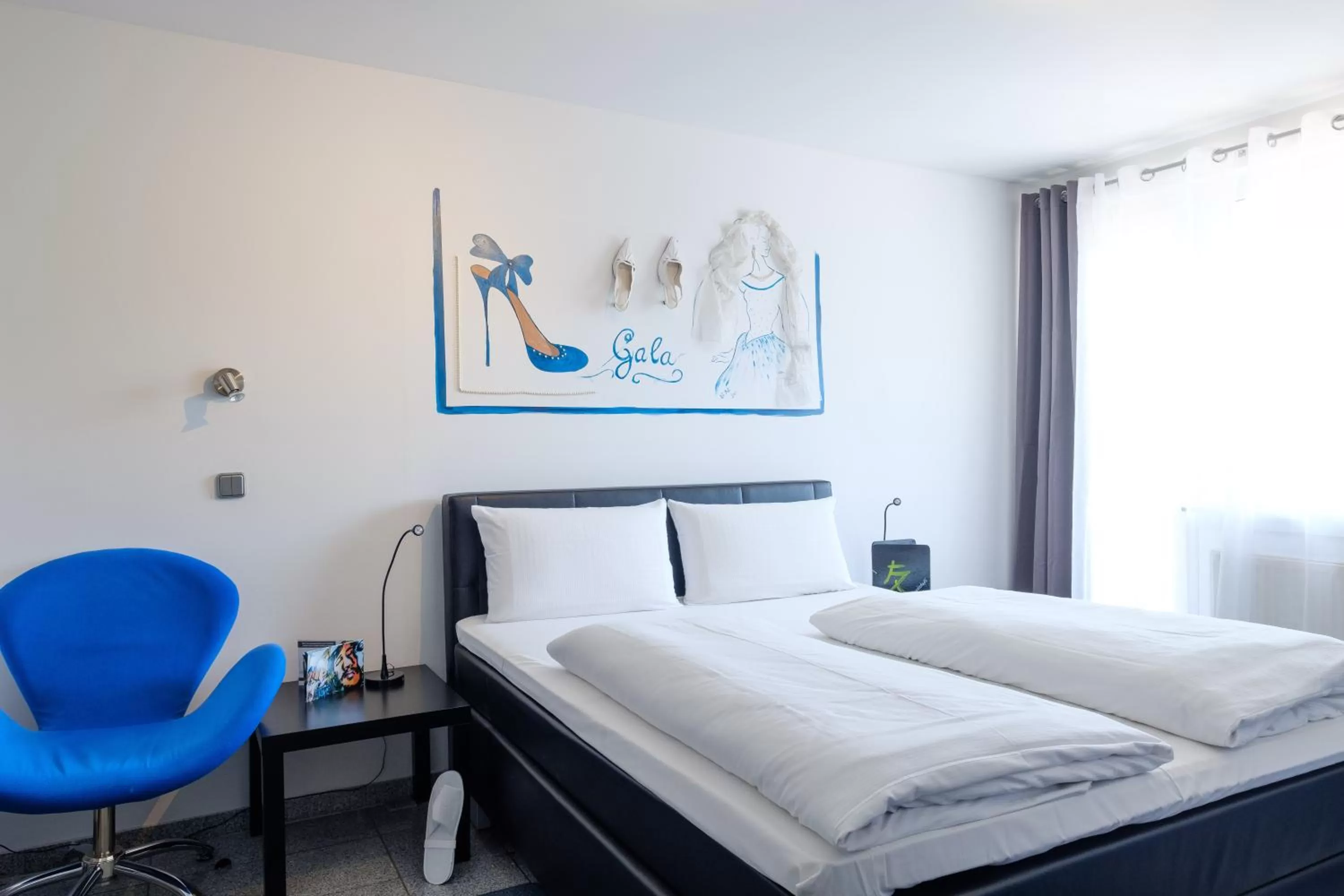 Bed in art Hotel Körschen