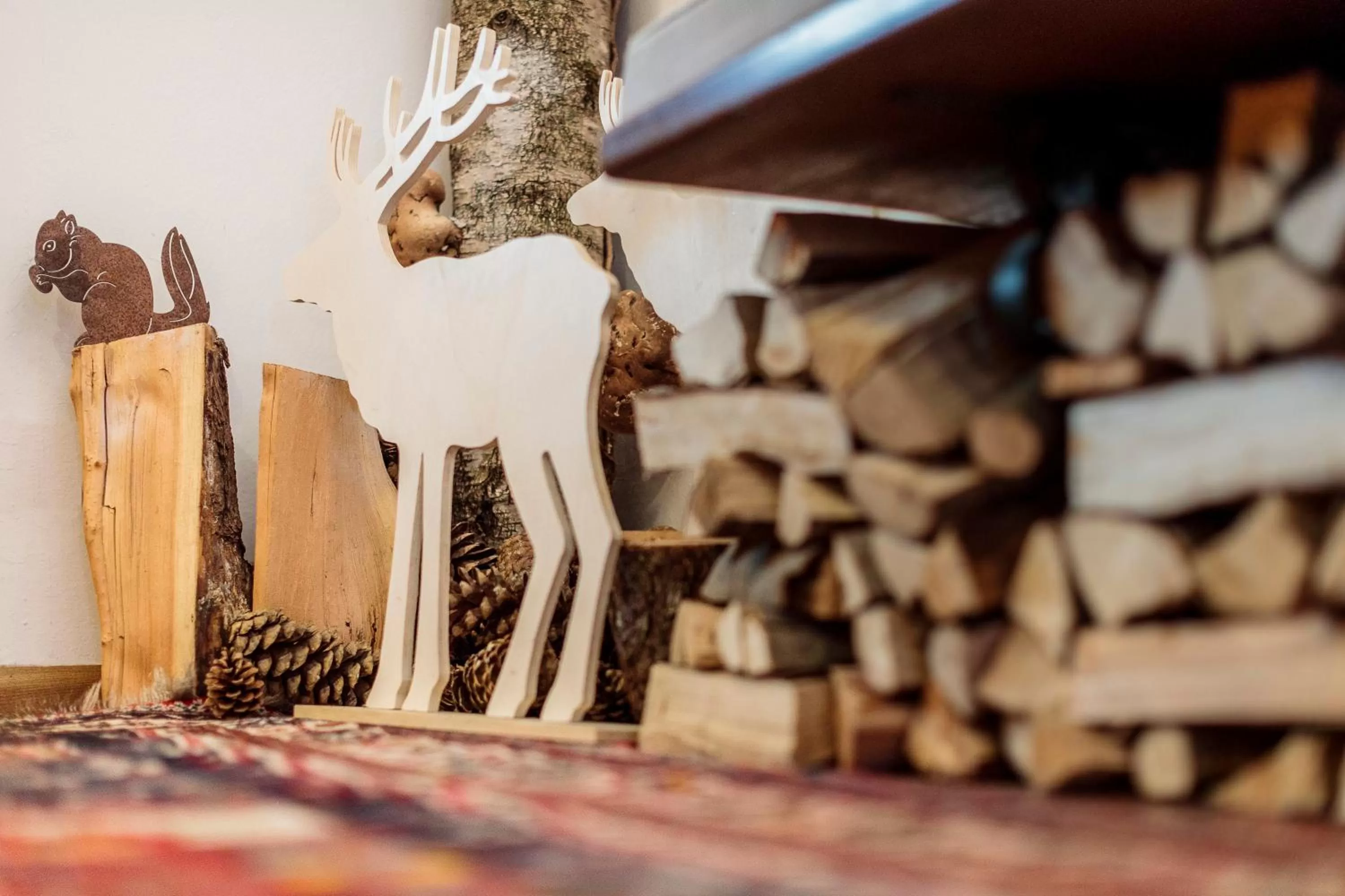 Lobby or reception in Hotel Panda Cortina- ricarica auto elettriche