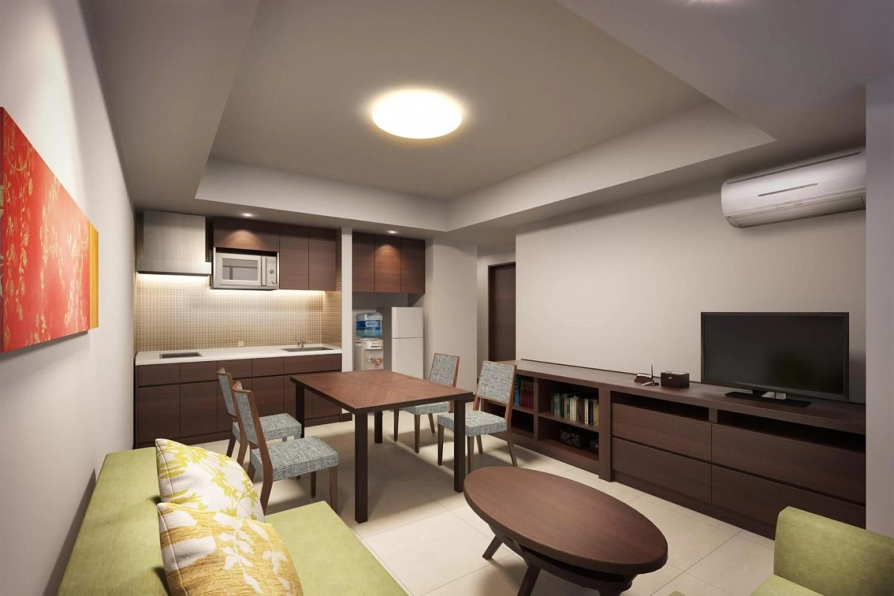 Living room in Axia South Cikarang Service Apartment