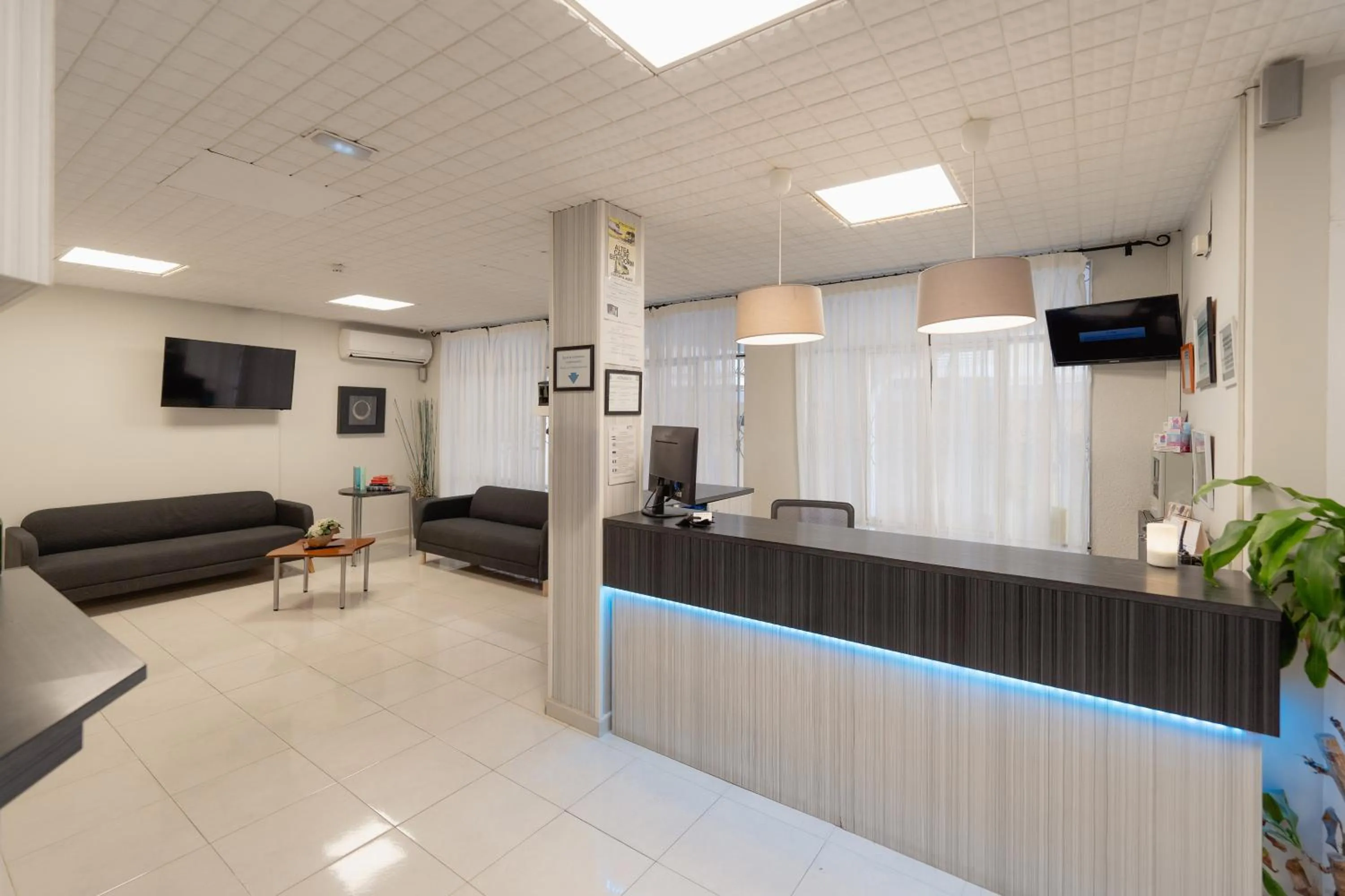 Lobby or reception in Hotel Santa Faz