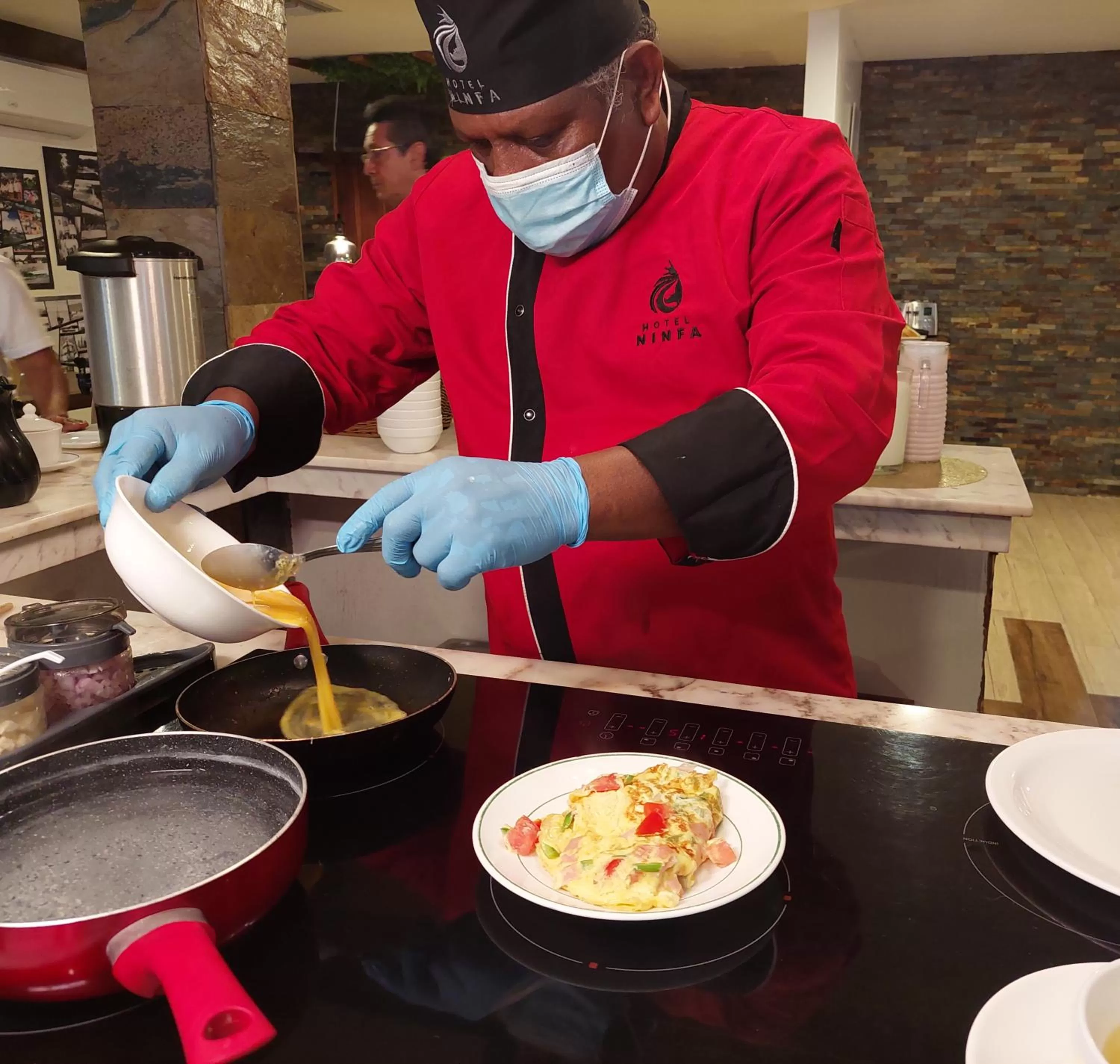 Food, Staff in Hotel Las Ninfas