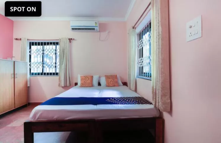 Bed in God's Gift Guest House