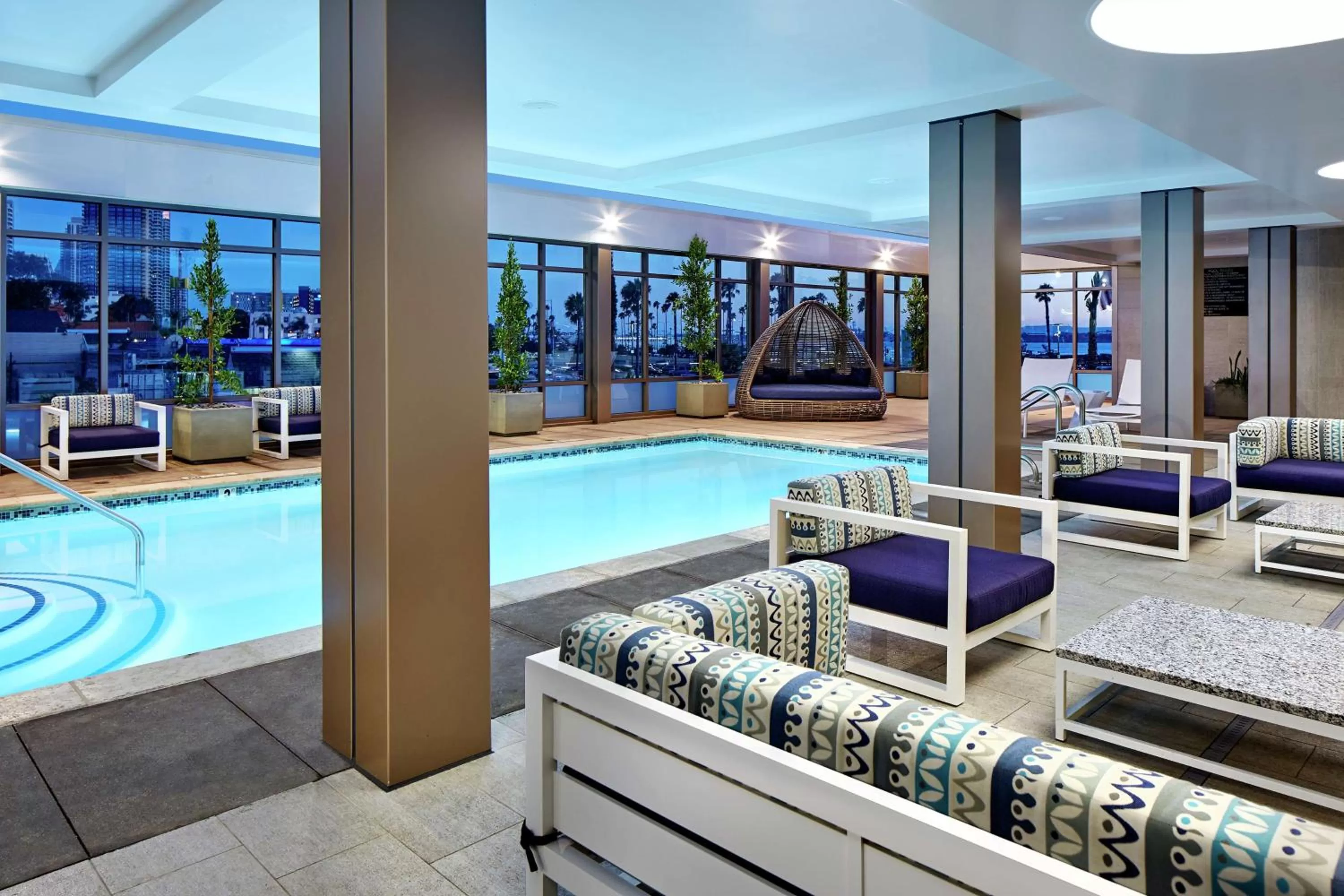 Balcony/Terrace in Hilton Garden Inn San Diego Downtown/Bayside, CA