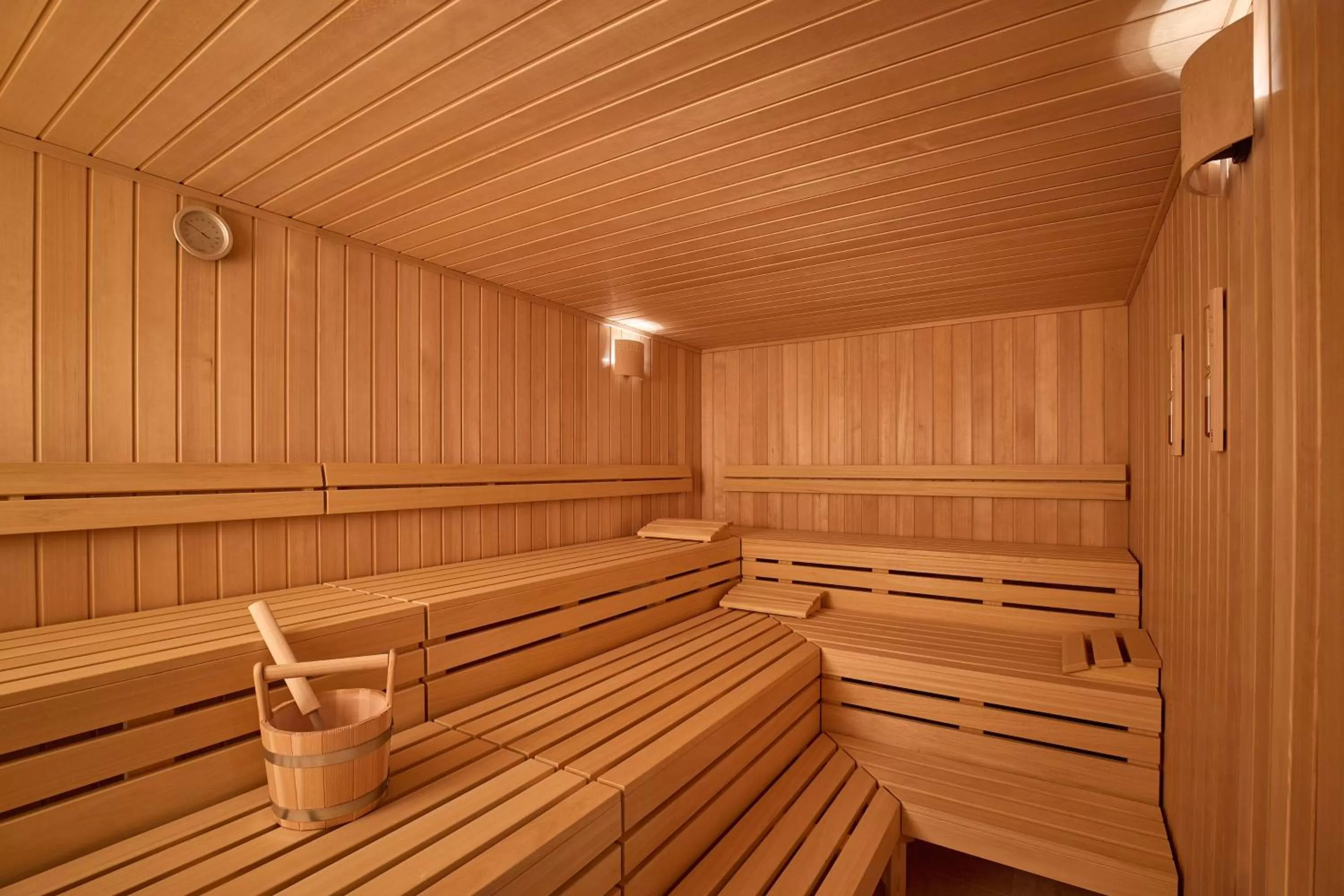 Sauna in Adina Apartment Hotel Geneva