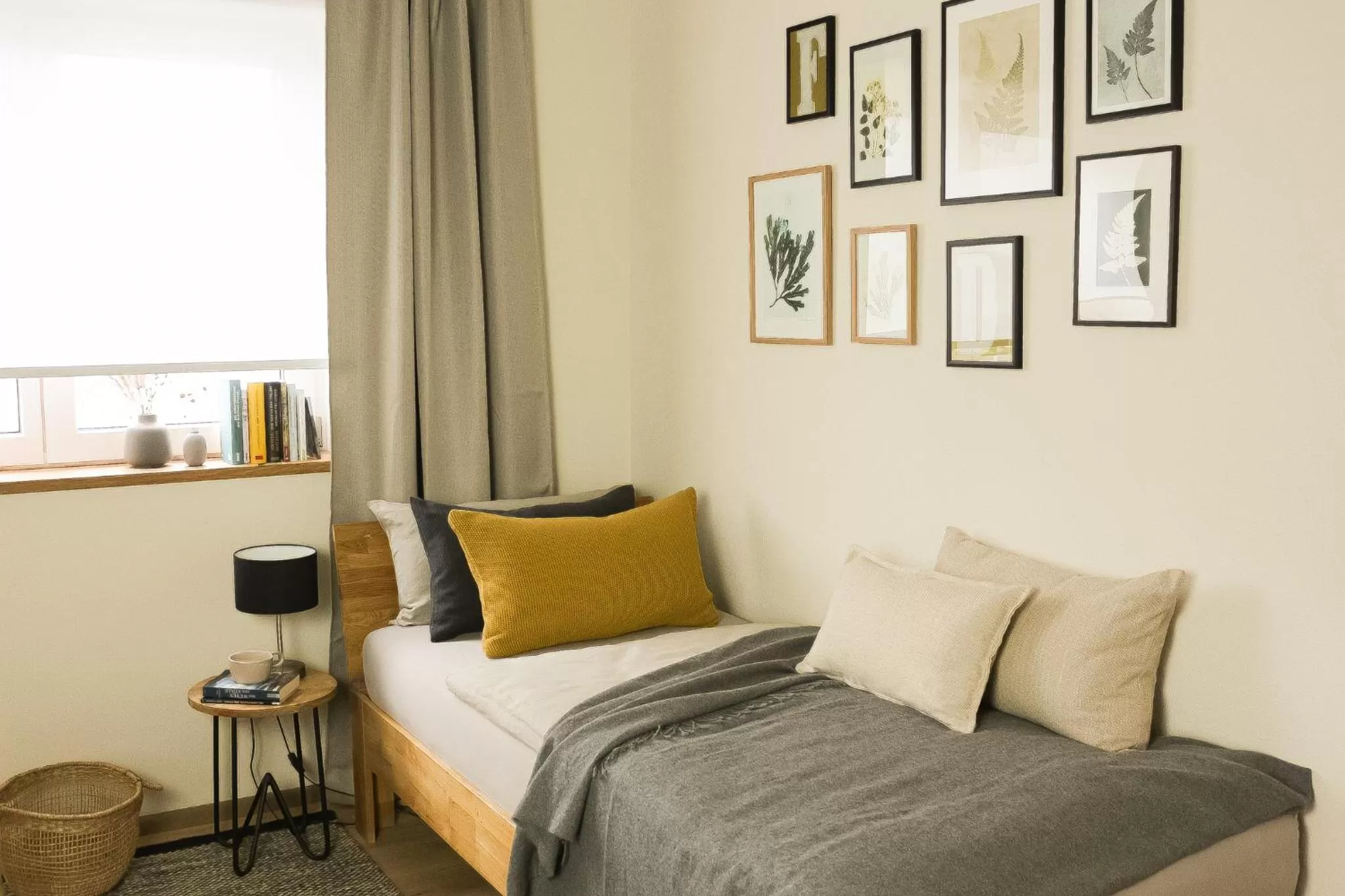 Bed in Das Kornburg-Quartier