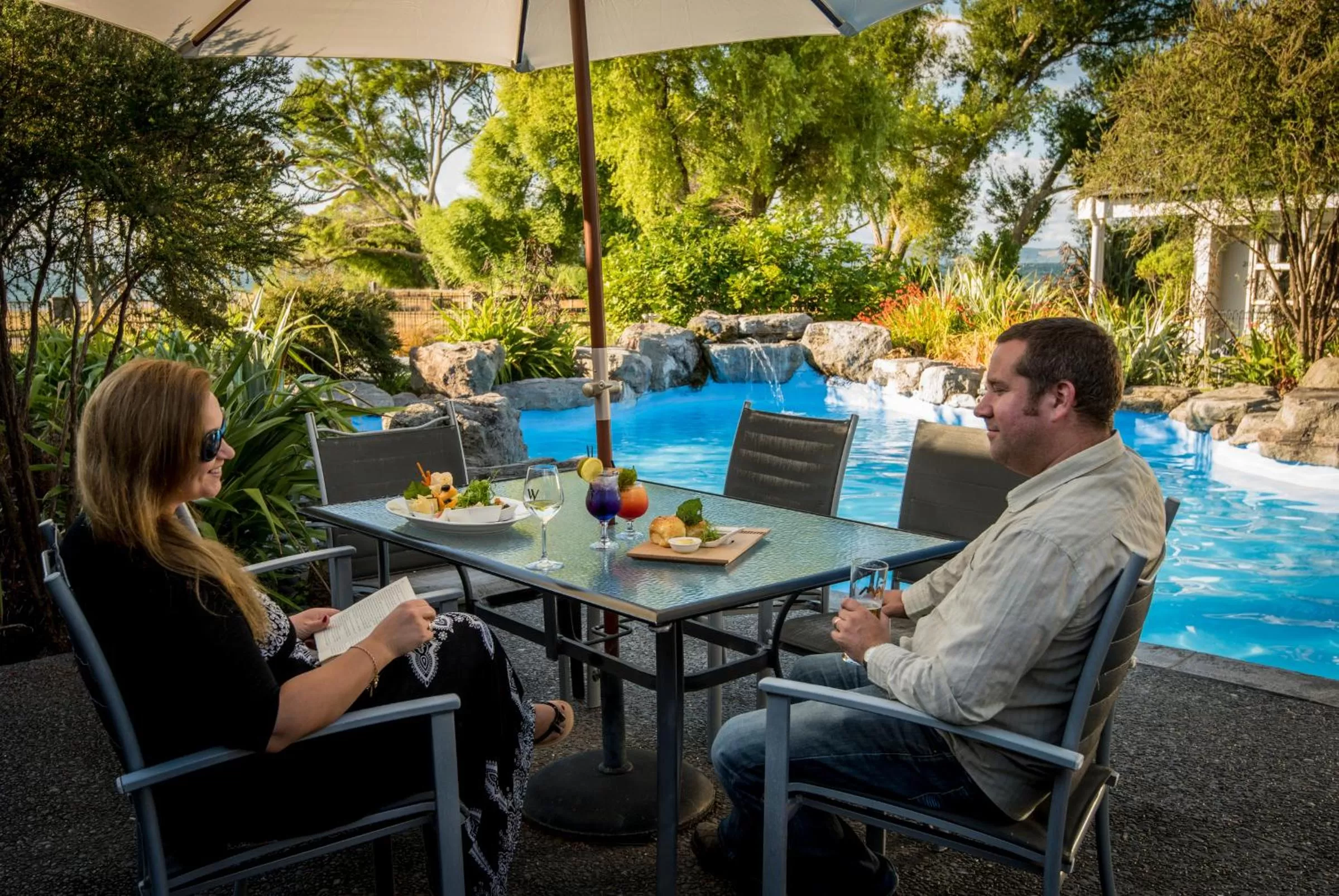 Garden in Wai Ora Lakeside Spa Resort