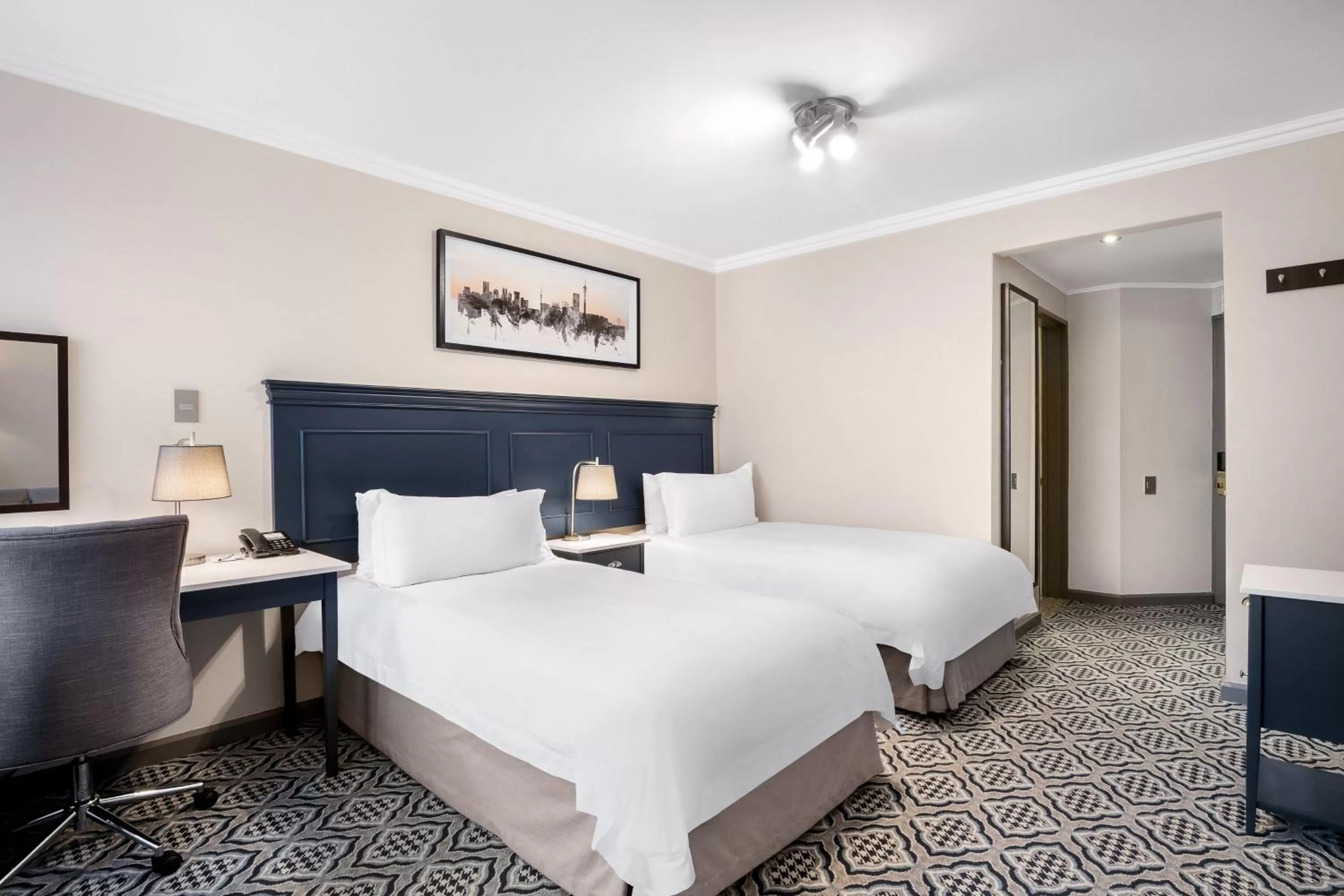 Twin Guest Room with Garden View in Protea Hotel by Marriott Johannesburg Balalaika Sandton