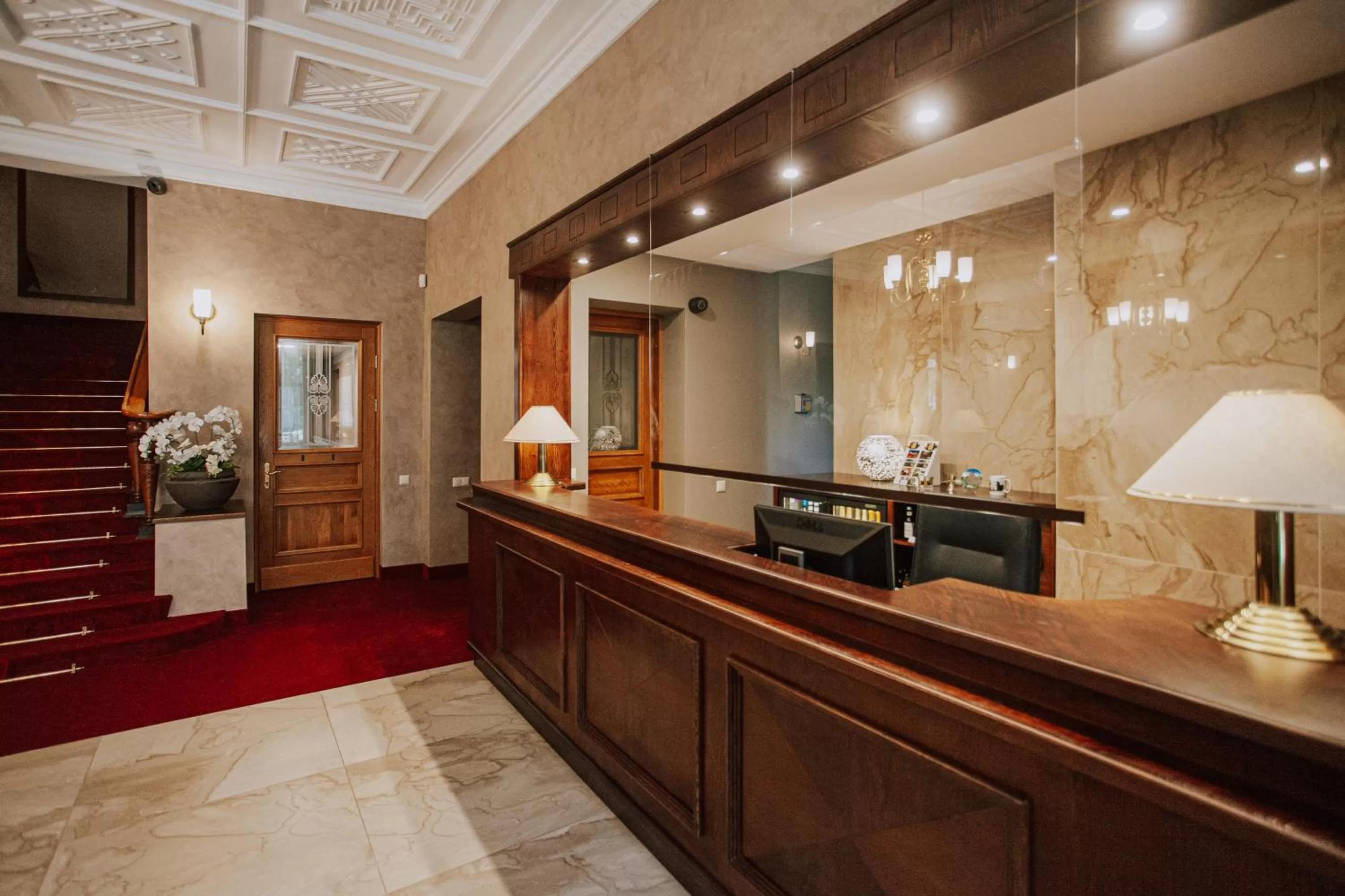 Lobby or reception in Hotel Cēsis