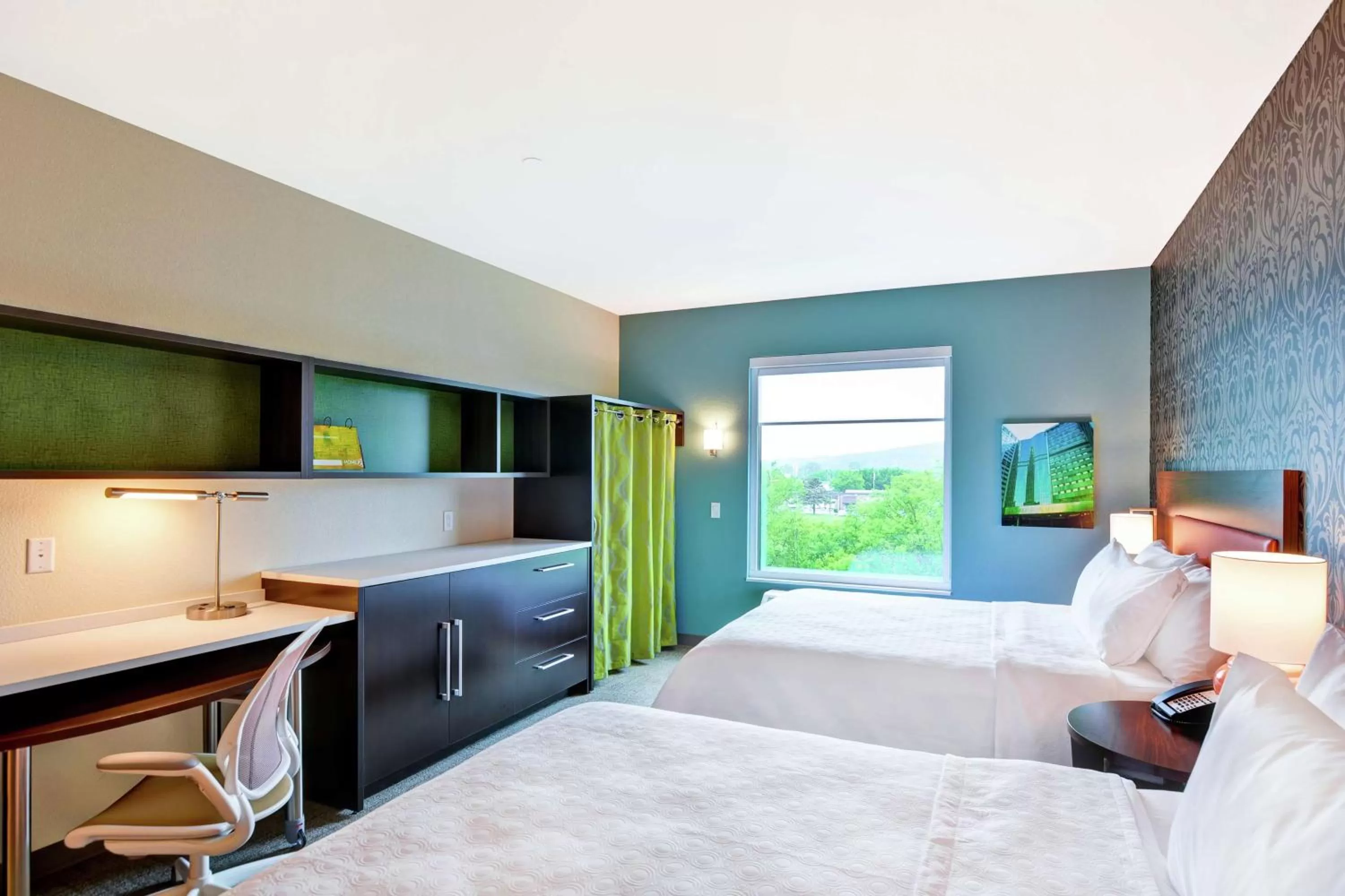 Queen Suite with Two Queen Beds - Hearing Accessible/Non-Smoking in Home2 Suites by Hilton Rochester Mayo Clinic Area