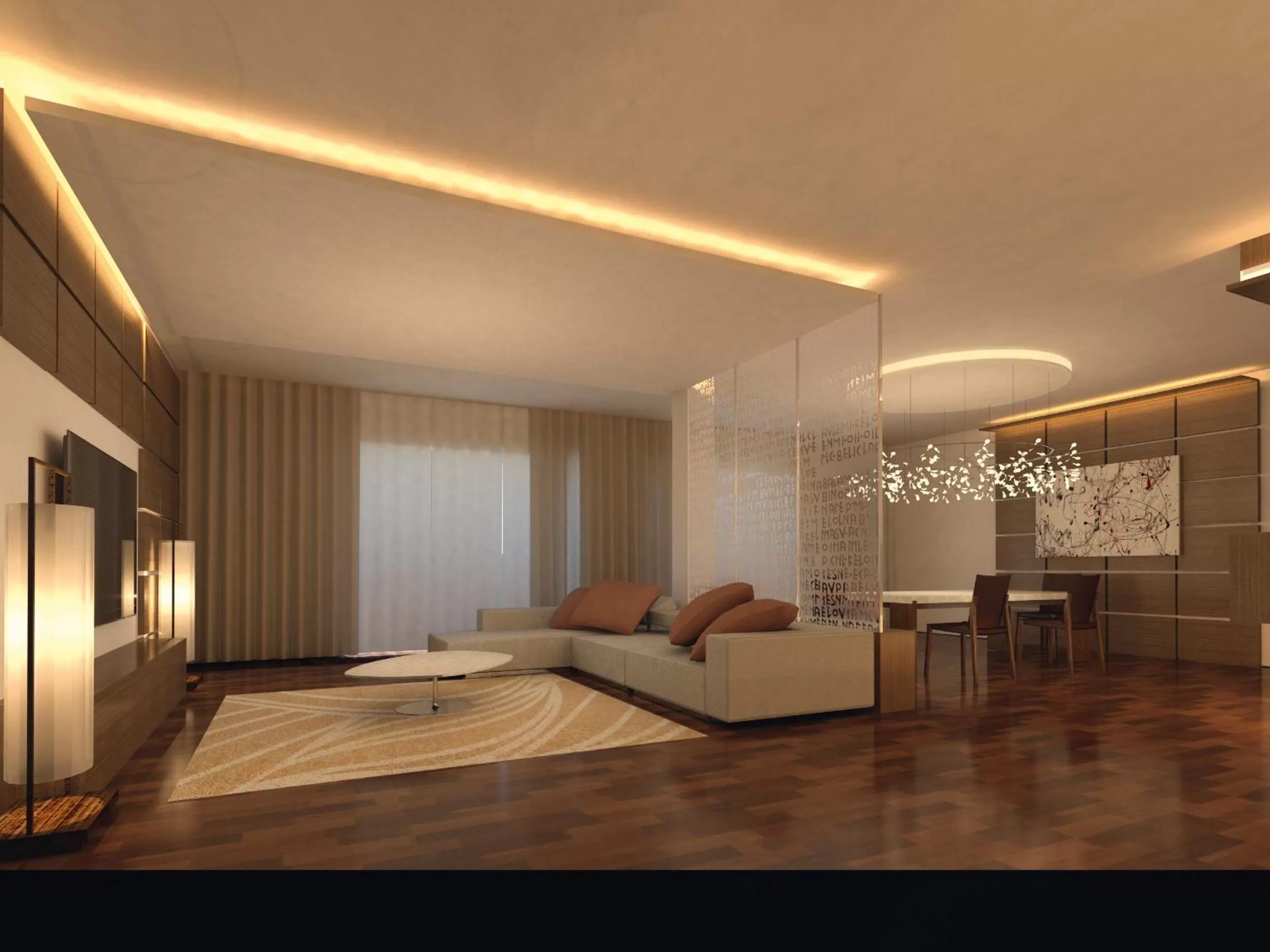 Living room, Bed in Mövenpick Hotel du Lac Tunis