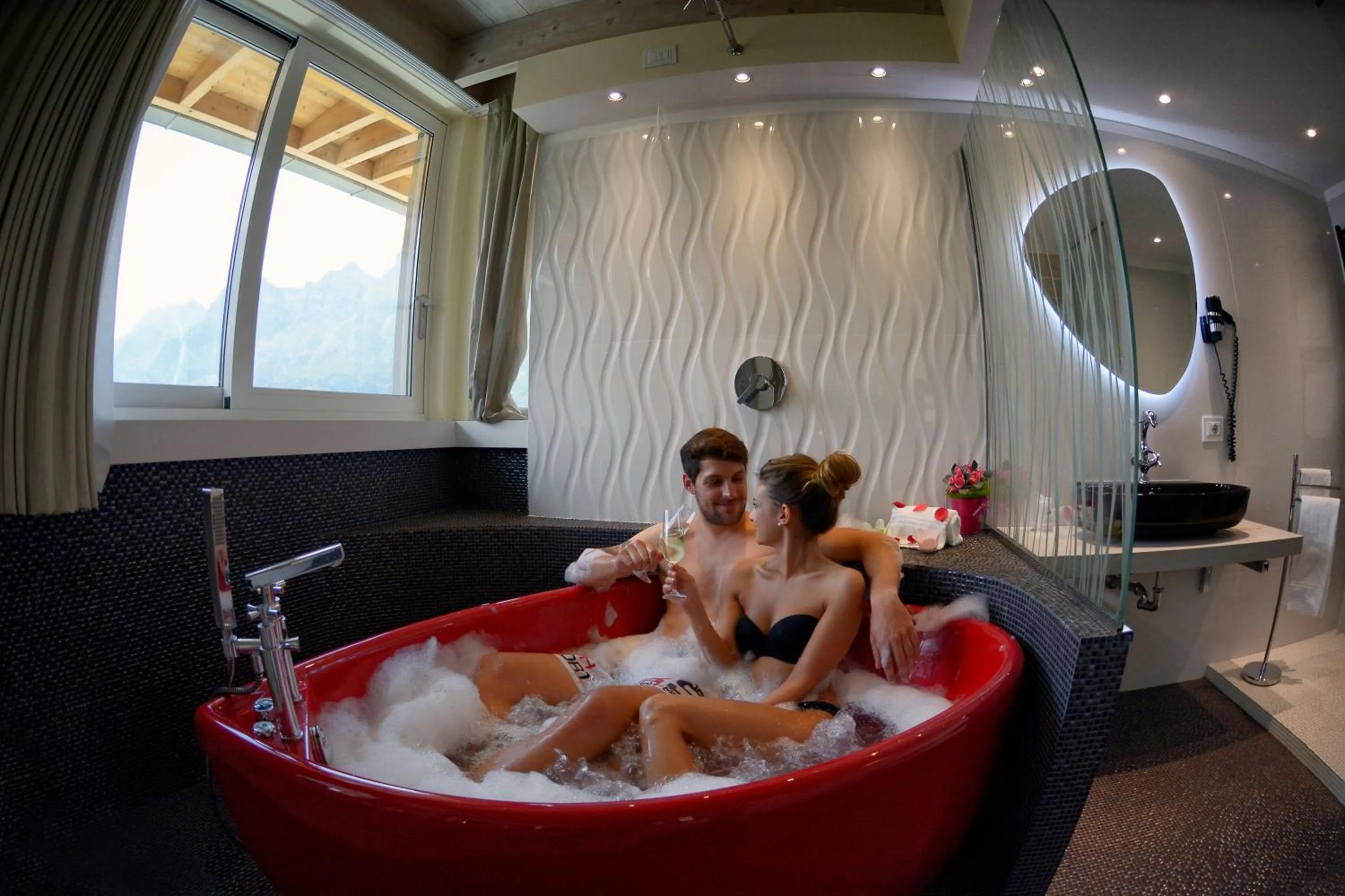 Bathroom in Ecohotel Primavera