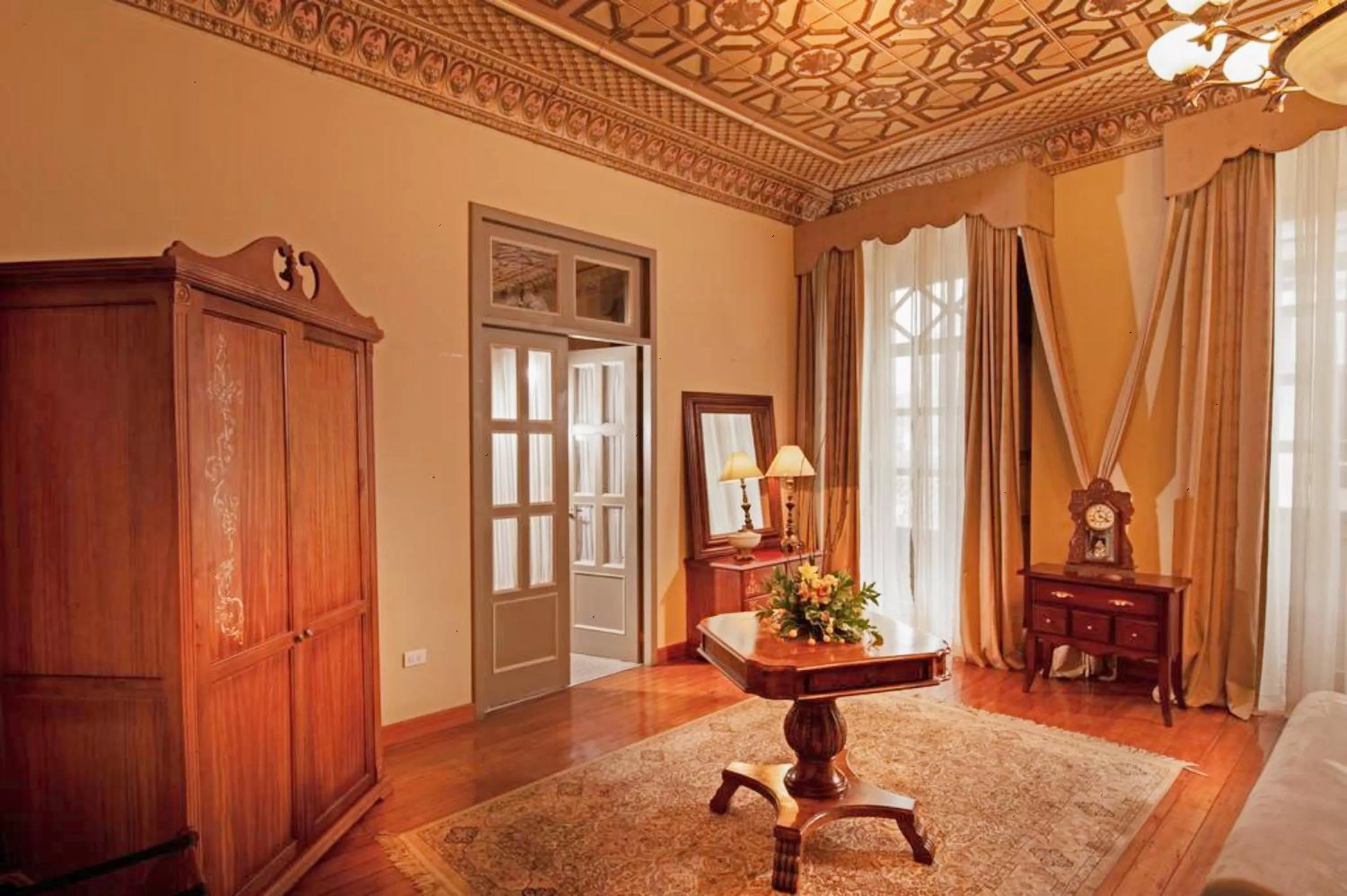 Seating area in Hotel Carvallo