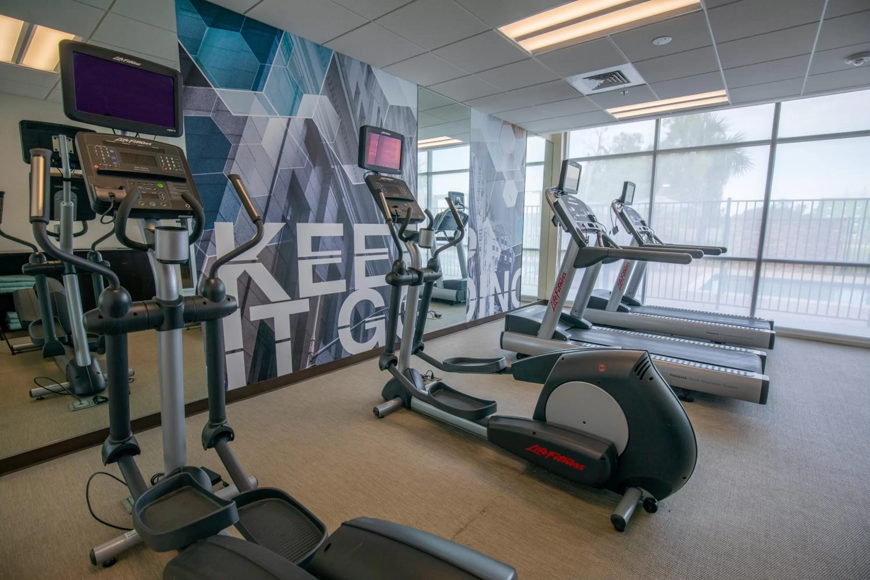 Fitness centre/facilities in SpringHill Suites by Marriott Baton Rouge Gonzales