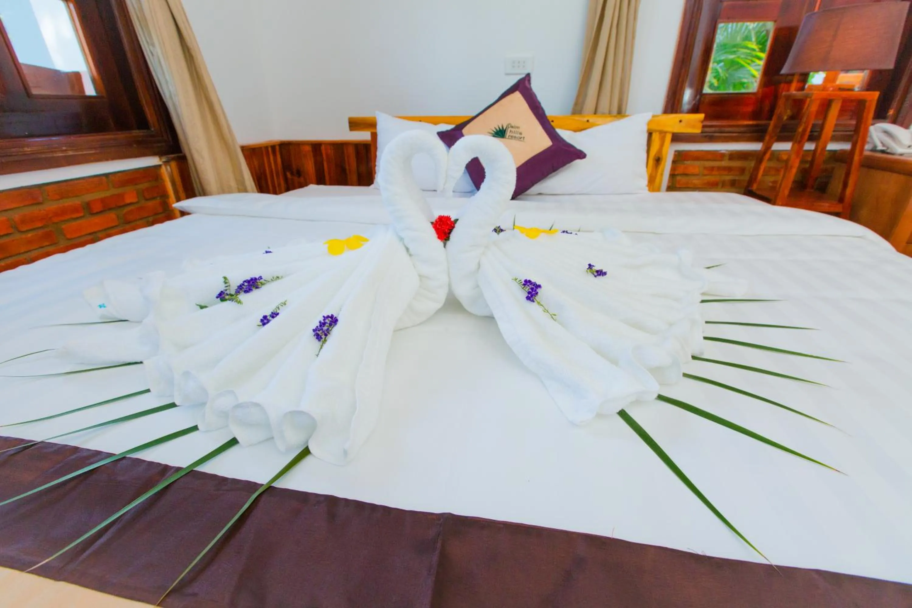 Bed in Palm Hills Resort