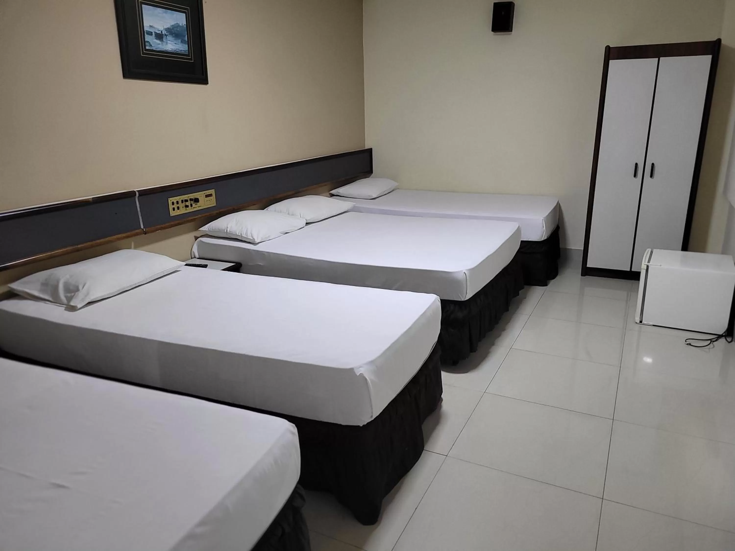 Bed in Hotel Estação Express