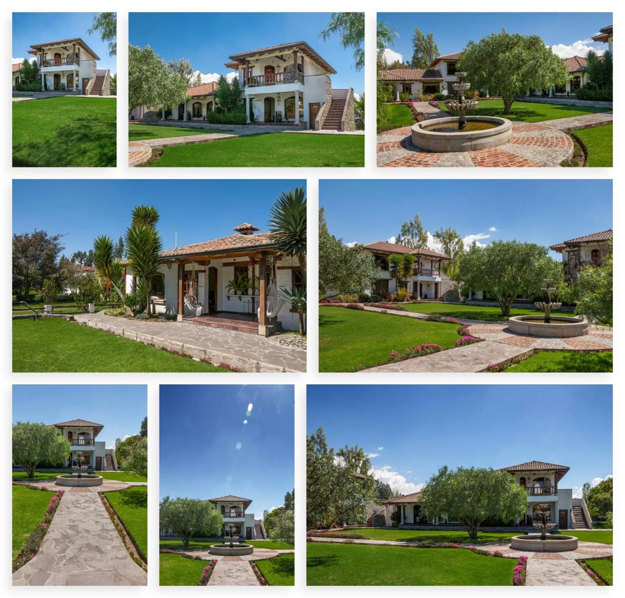 Garden in Hotel Hacienda Abraspungo