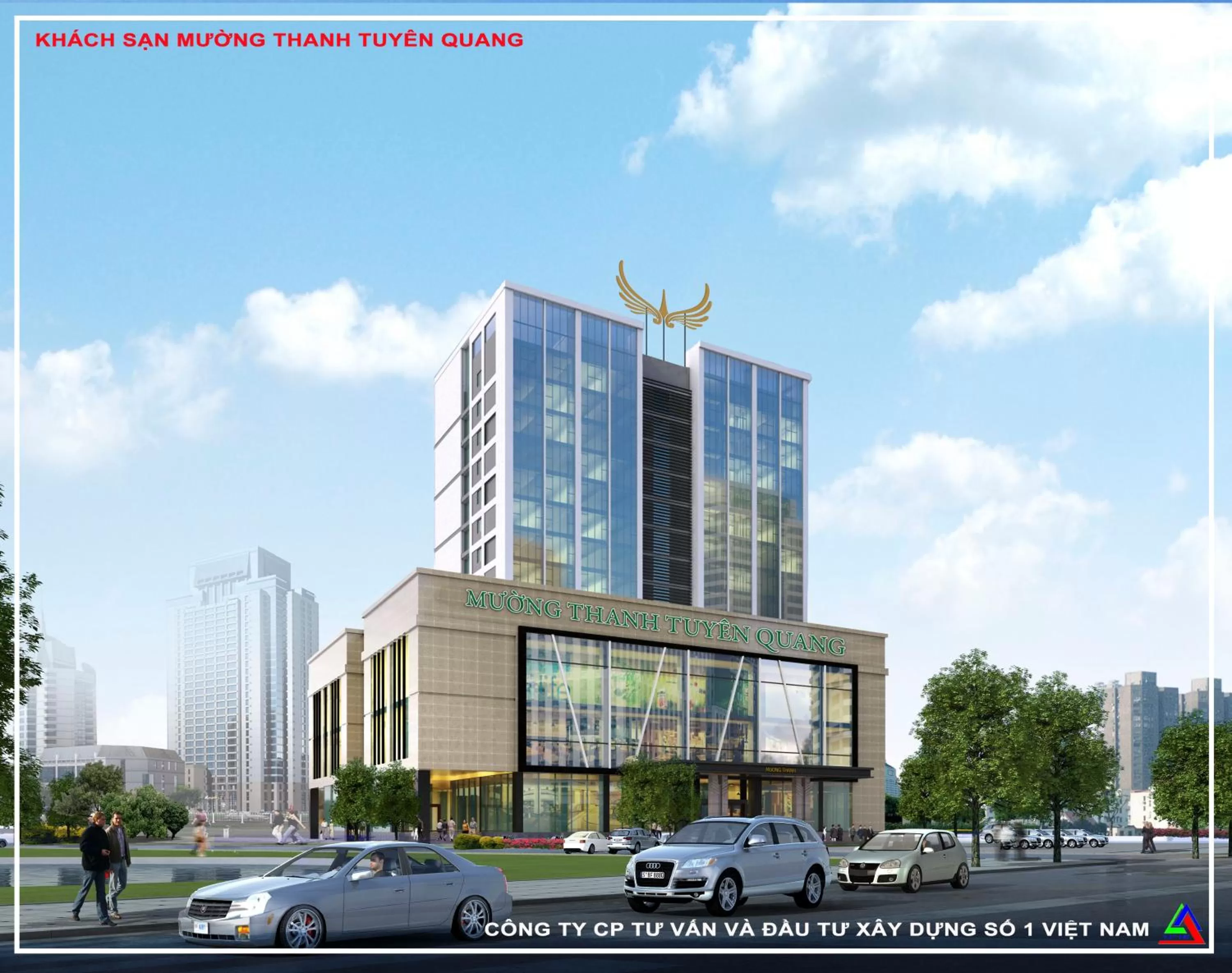 Property building in Muong Thanh Grand Tuyen Quang Hotel