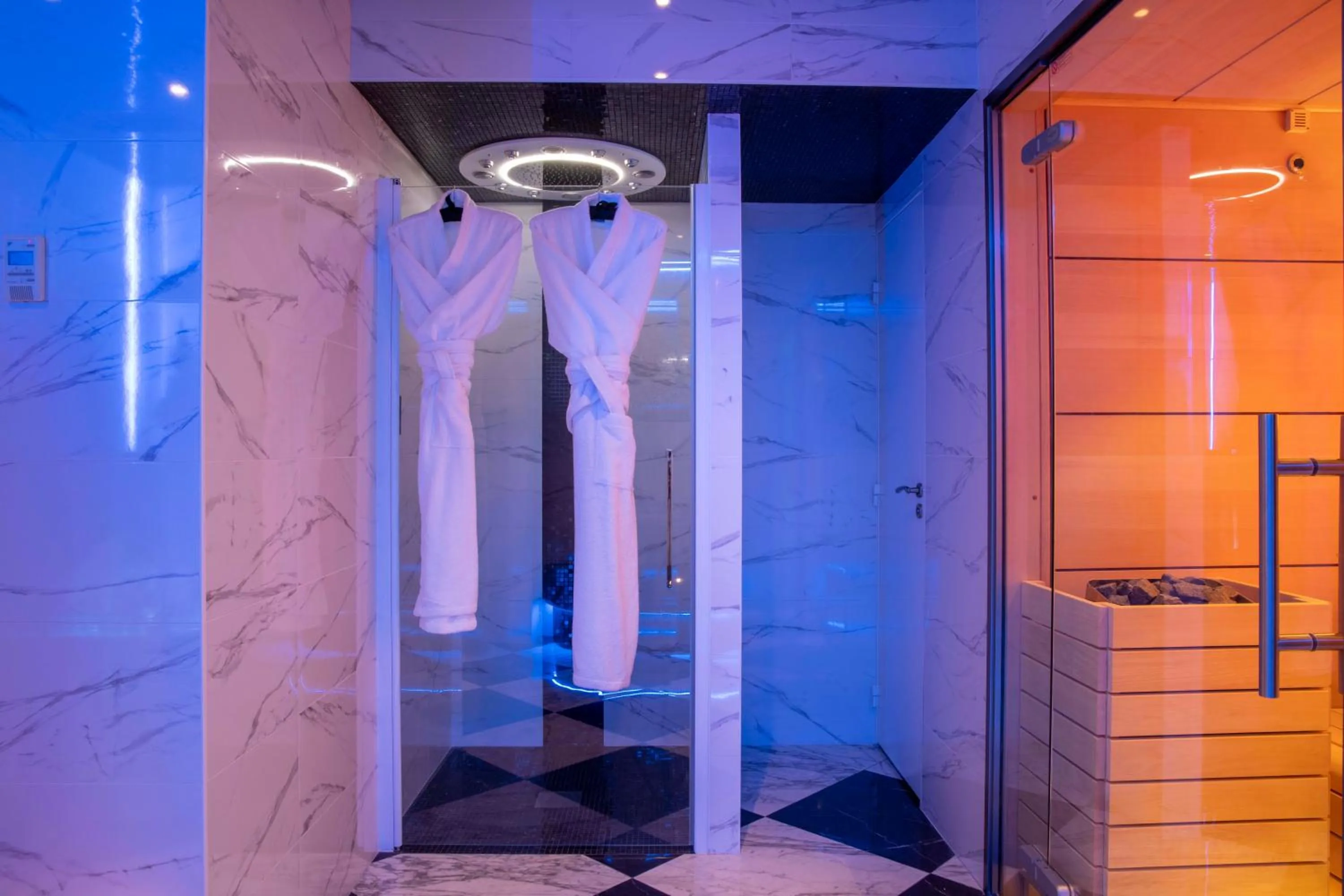 Sauna in Hotel & Spa Saint-Jacques