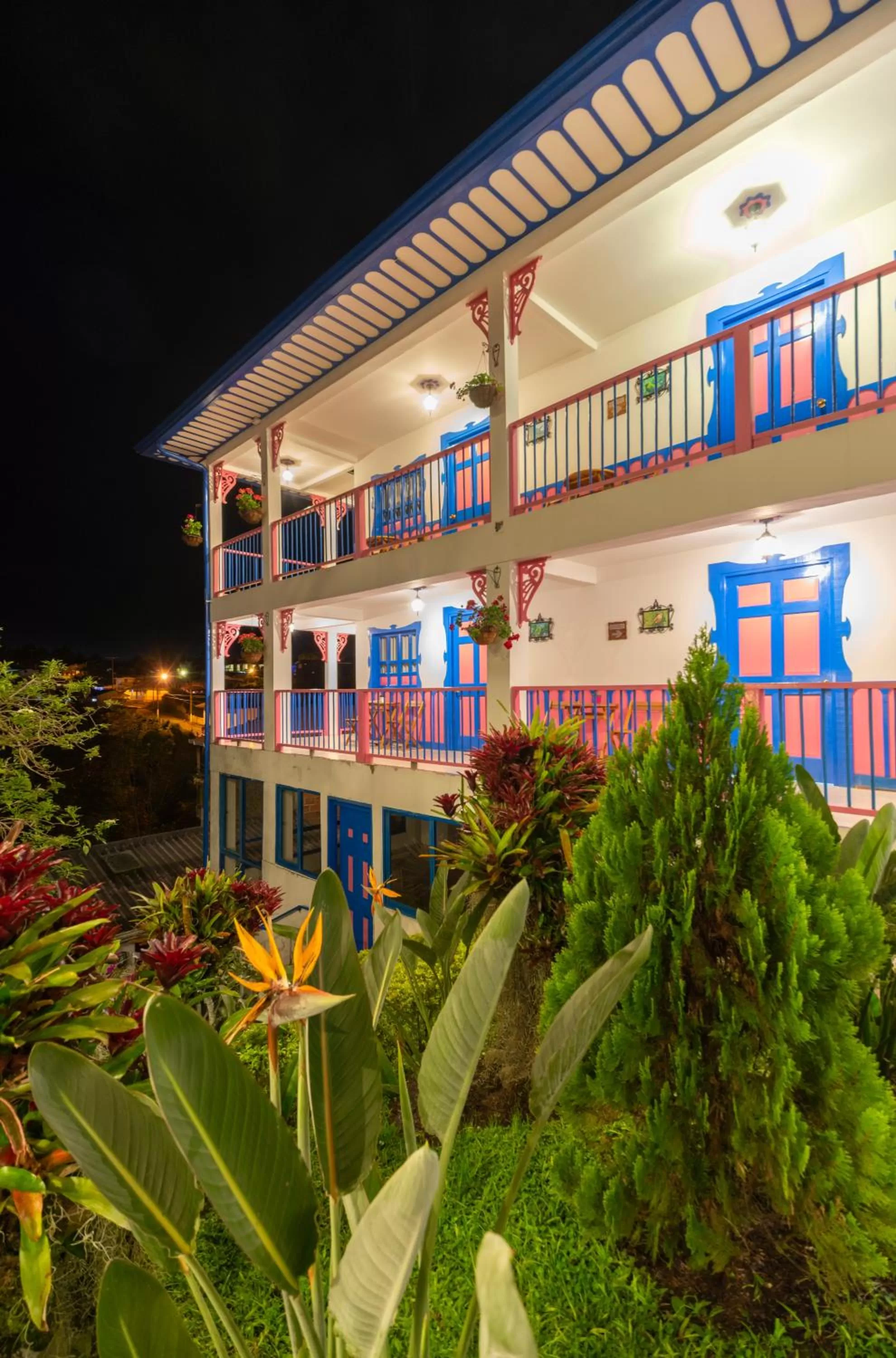 Property building in Hotel El Jardin