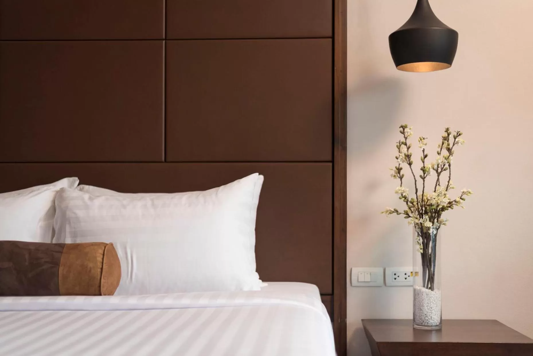 Decorative detail, Bed in Casa Nithra Bangkok