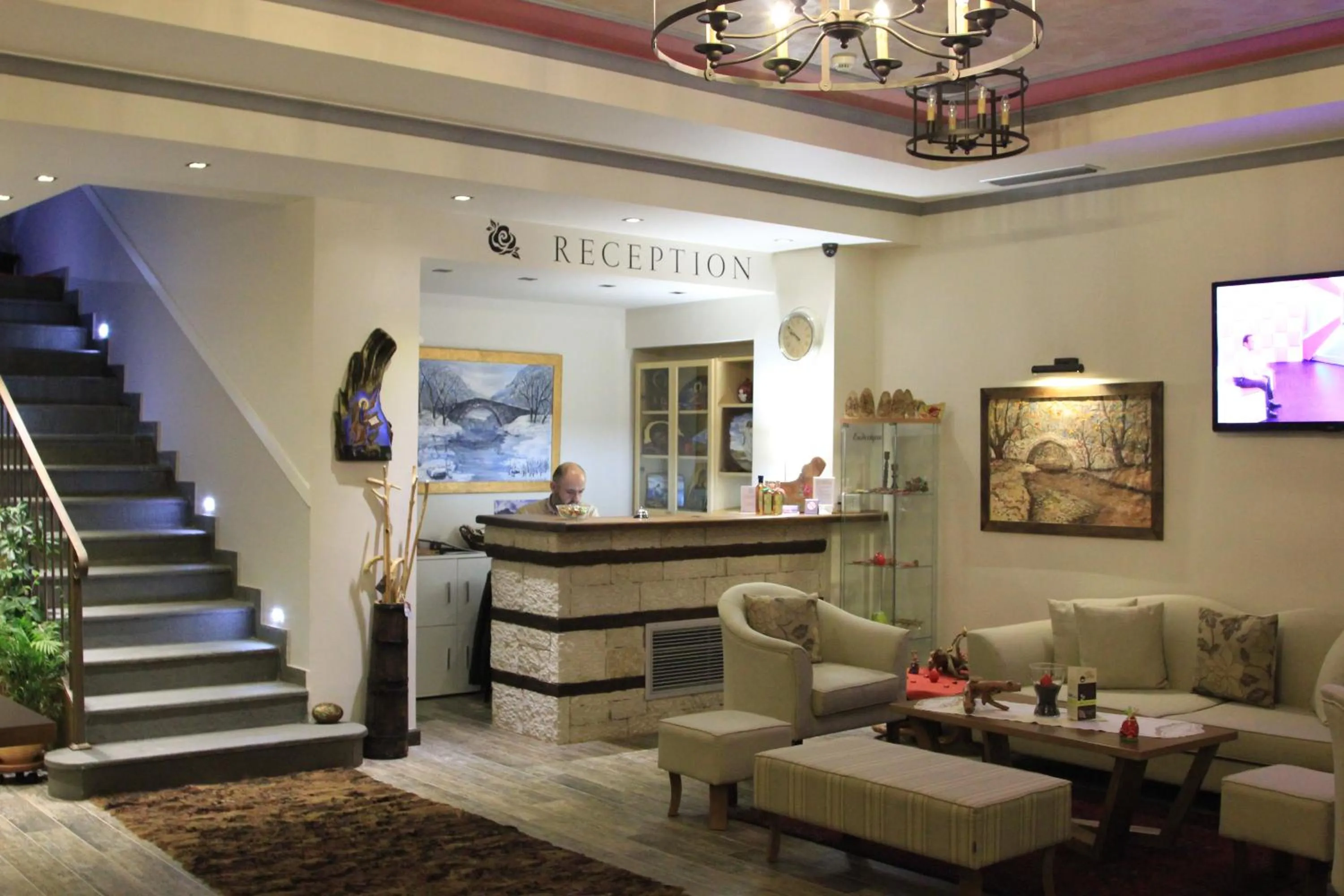 Lobby or reception in Hotel Rodovoli