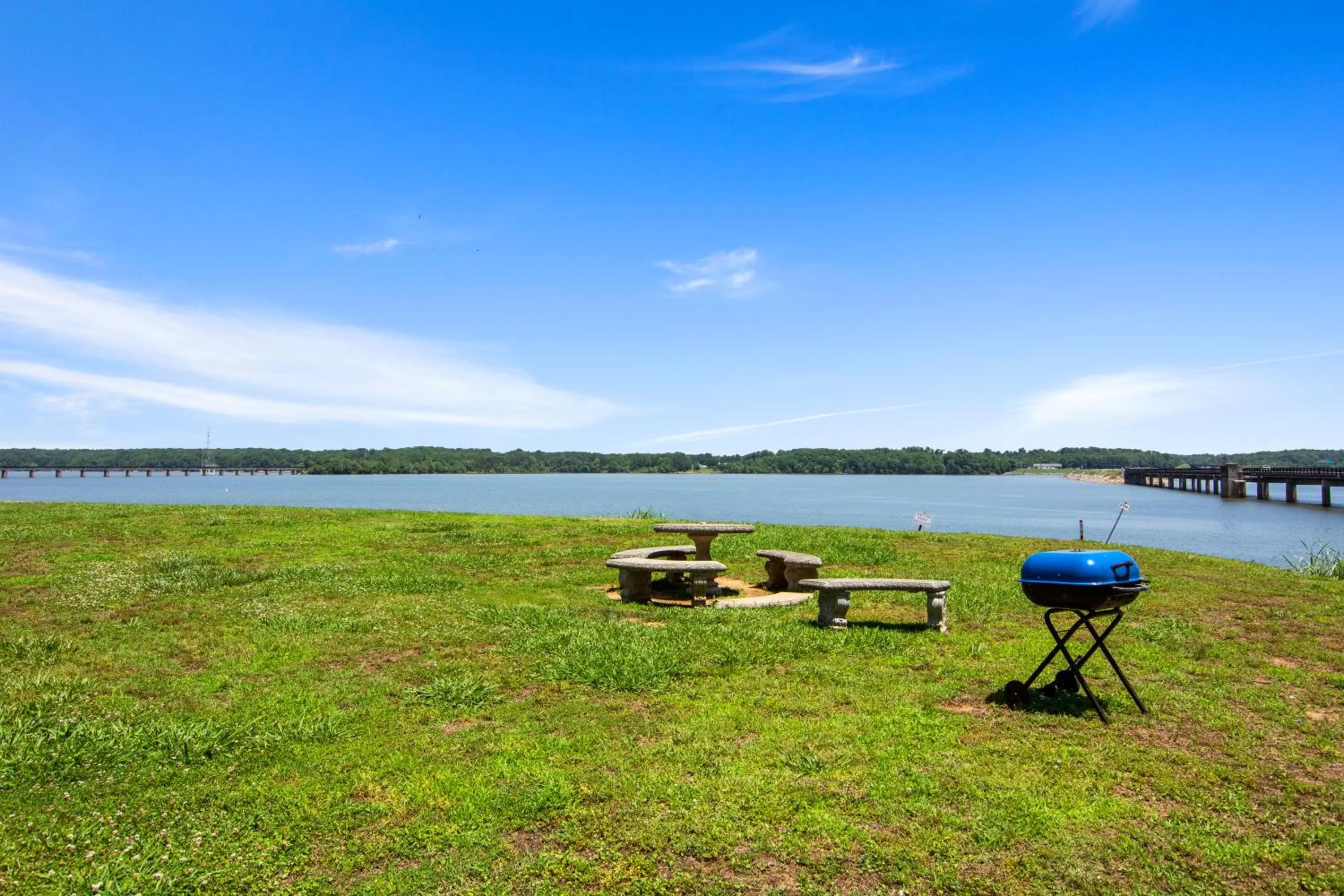 Natural landscape in Clarion Pointe on the lake Clarksville-South Hill West