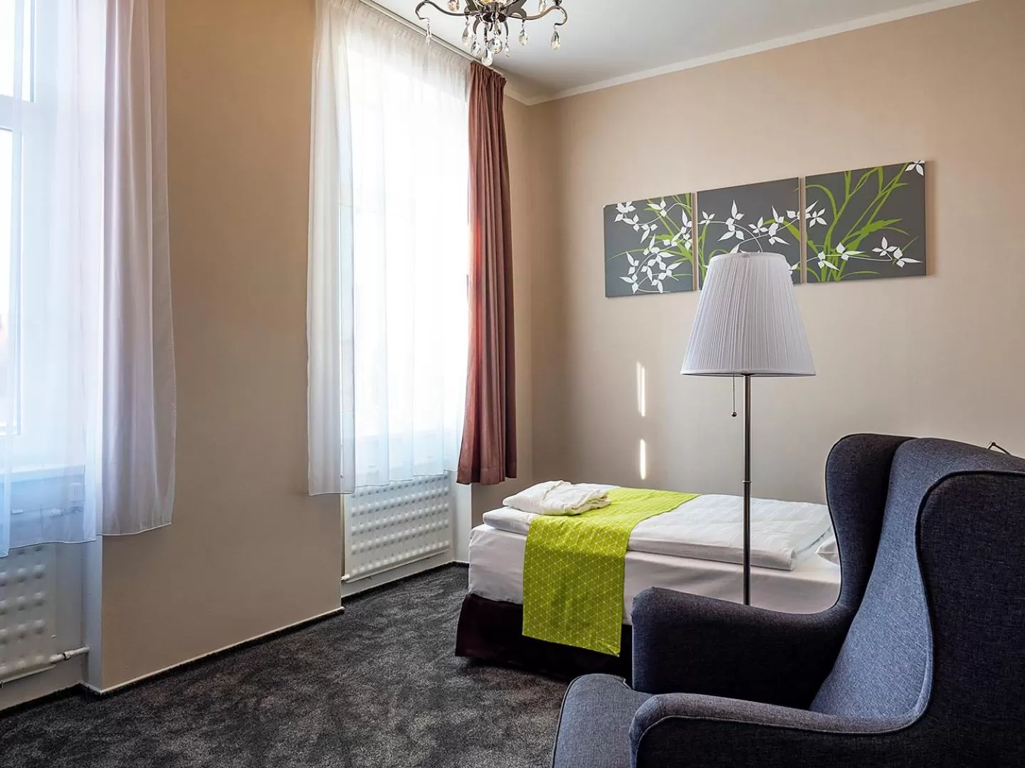 Bedroom, Bed in Hotel Olympia Česká Lípa