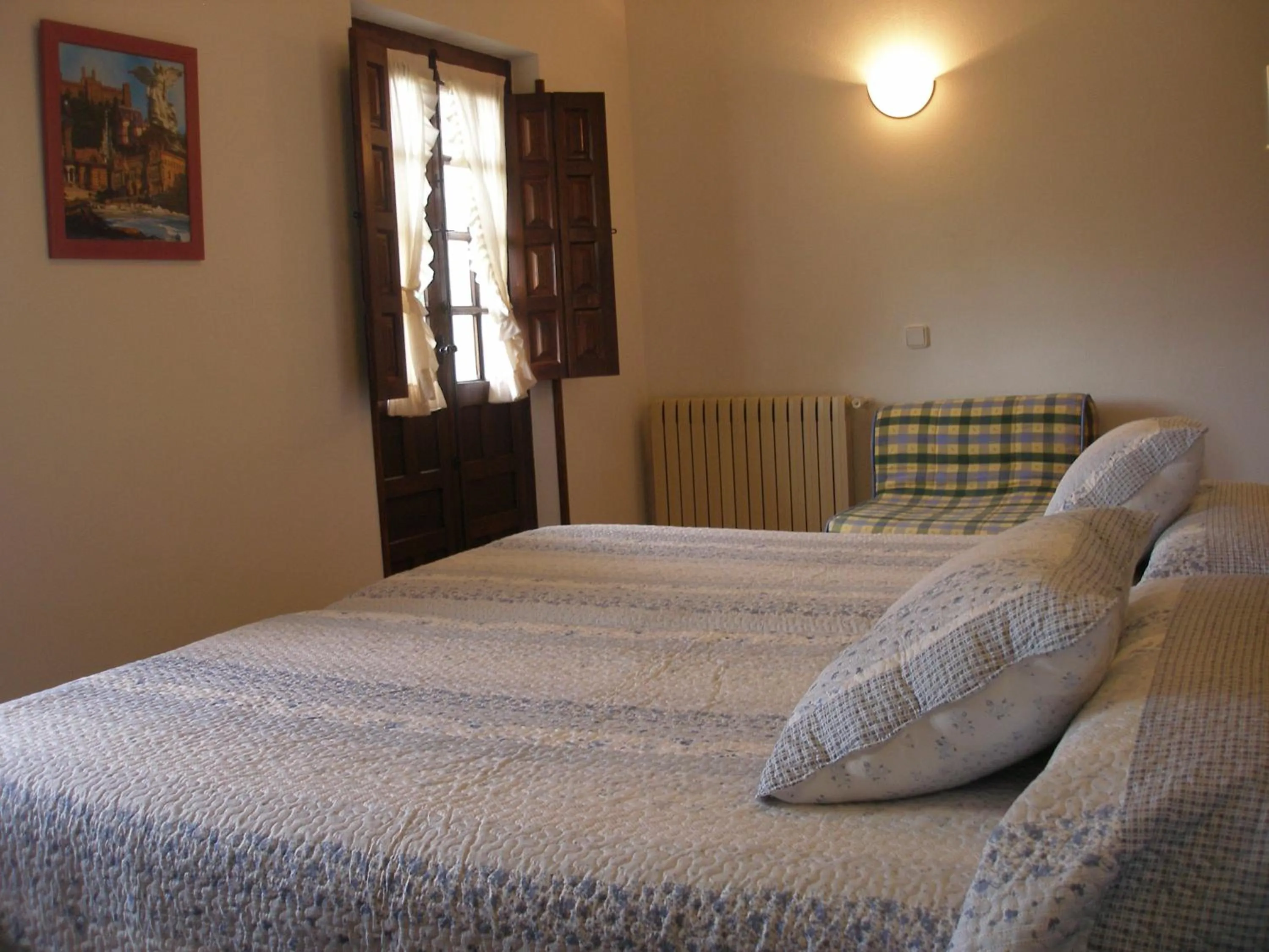 Decorative detail, Bed in Hotel Siglo XVIII