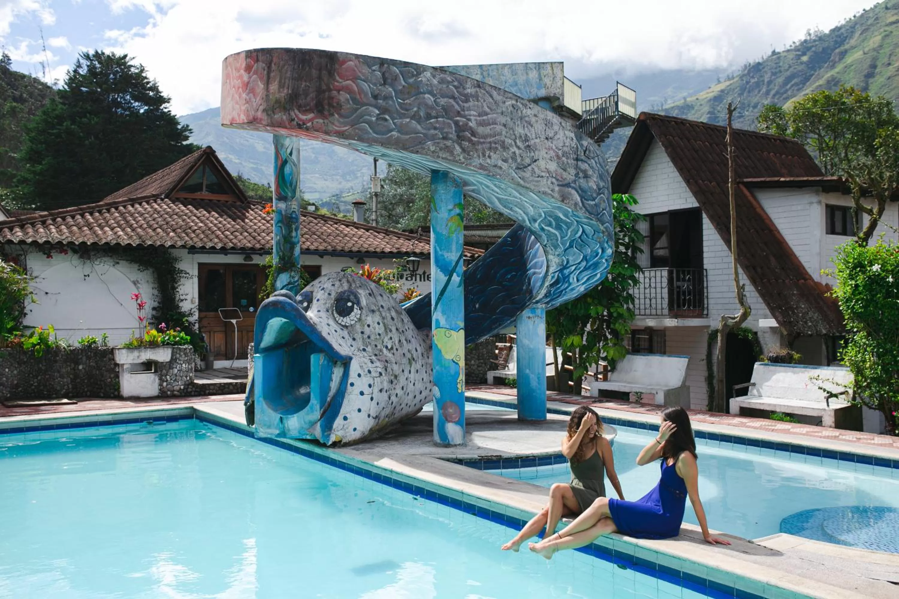 Swimming pool in Hosteria Casa Giralda