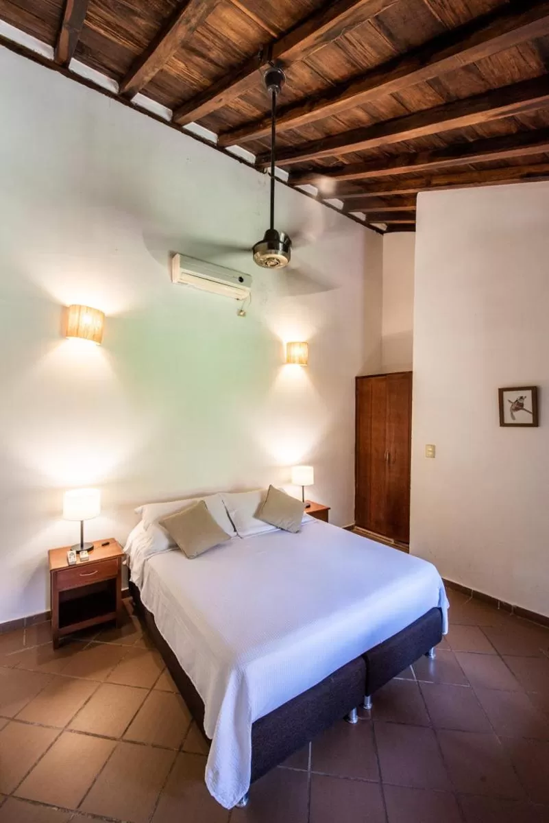 Bed in La Casa Amarilla