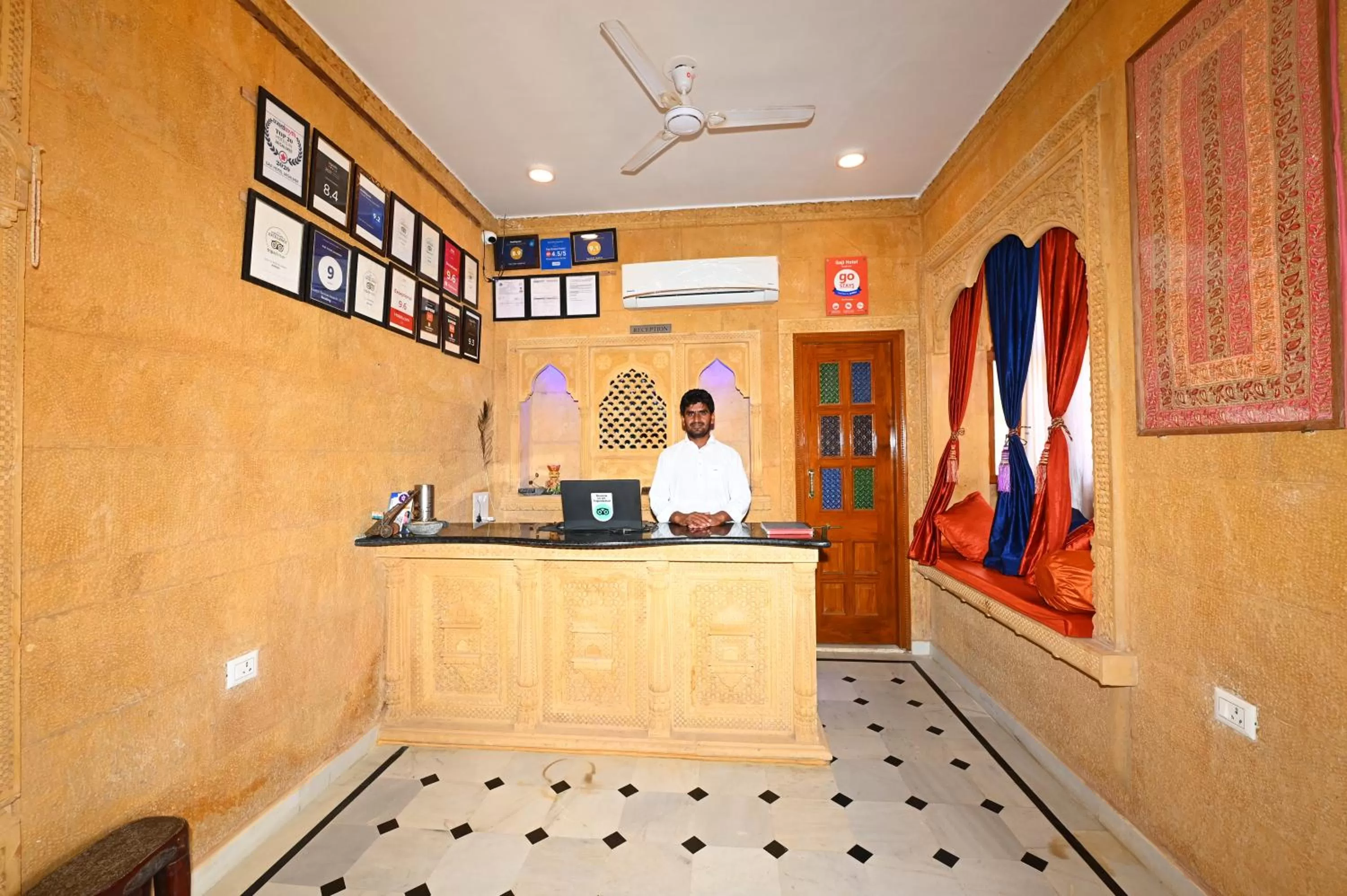 Lobby or reception in Gaji Hotel Jaisalmer