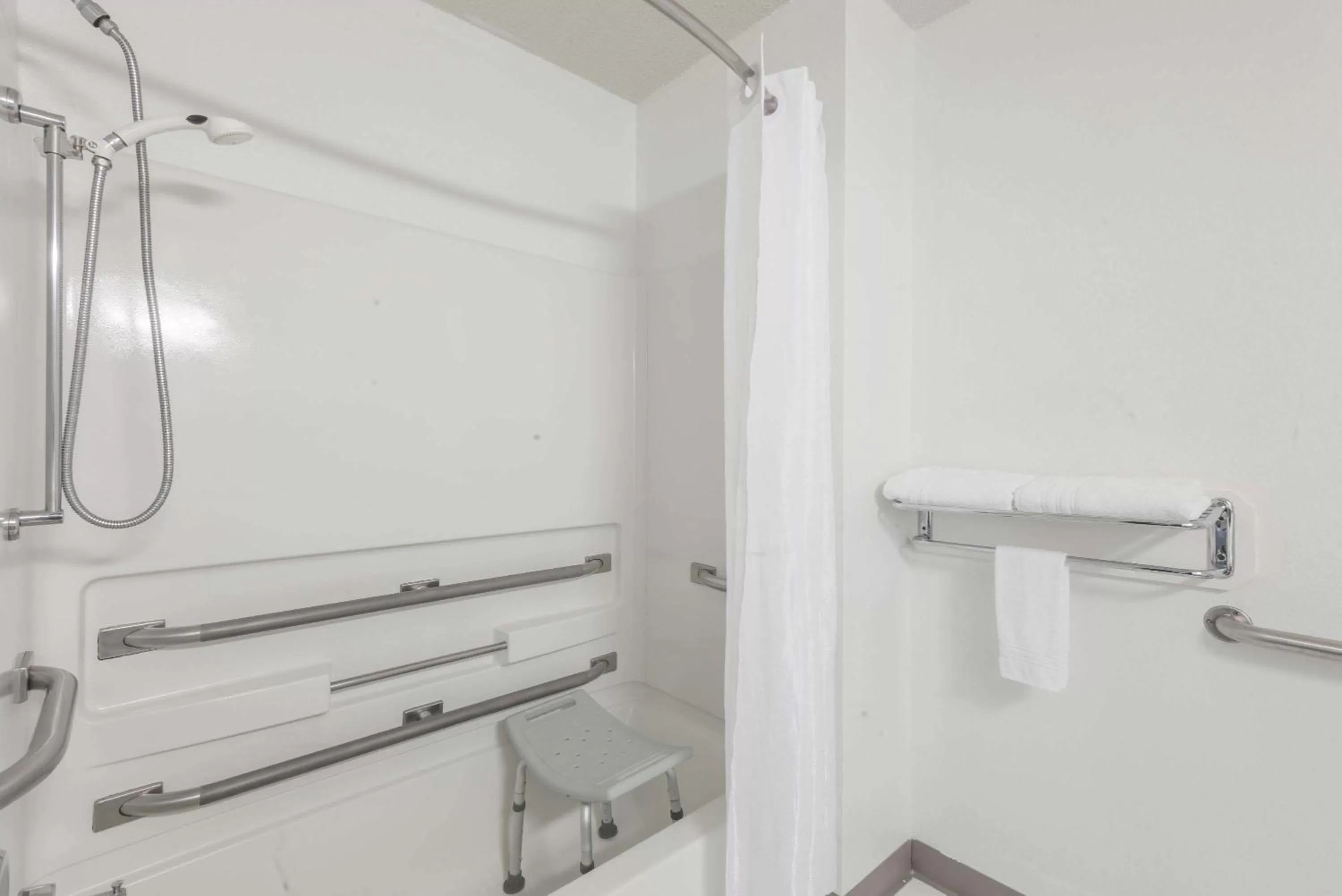 Bathroom in Super 8 by Wyndham New Stanton