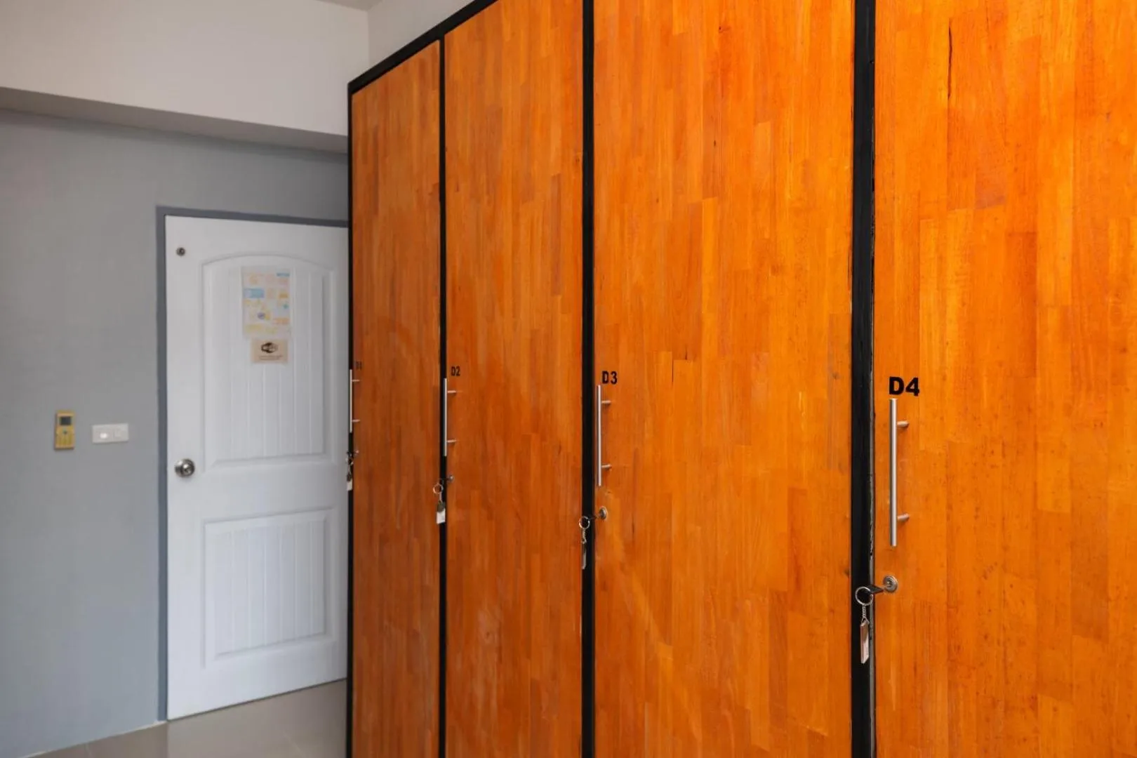 wardrobe in Bell Lifestyle Hostel Phuket