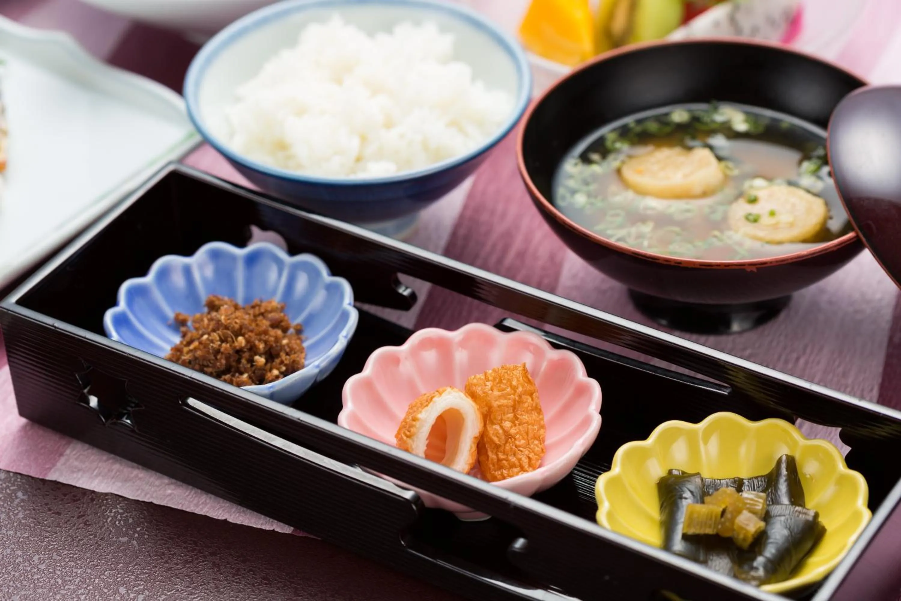 Food close-up in Shoei Daini Bekkan