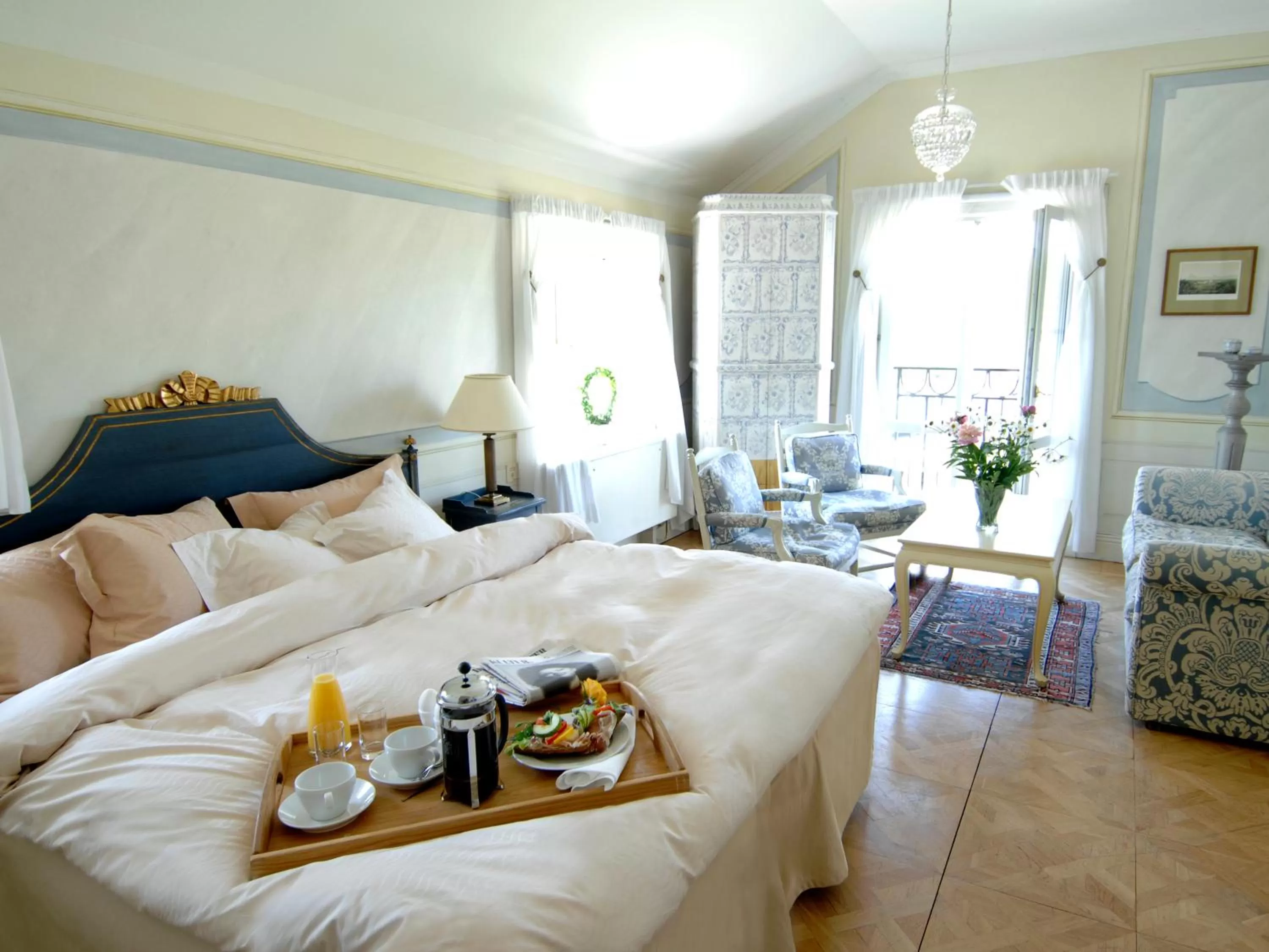 View (from property/room), Bed in Gripsholms Värdshus