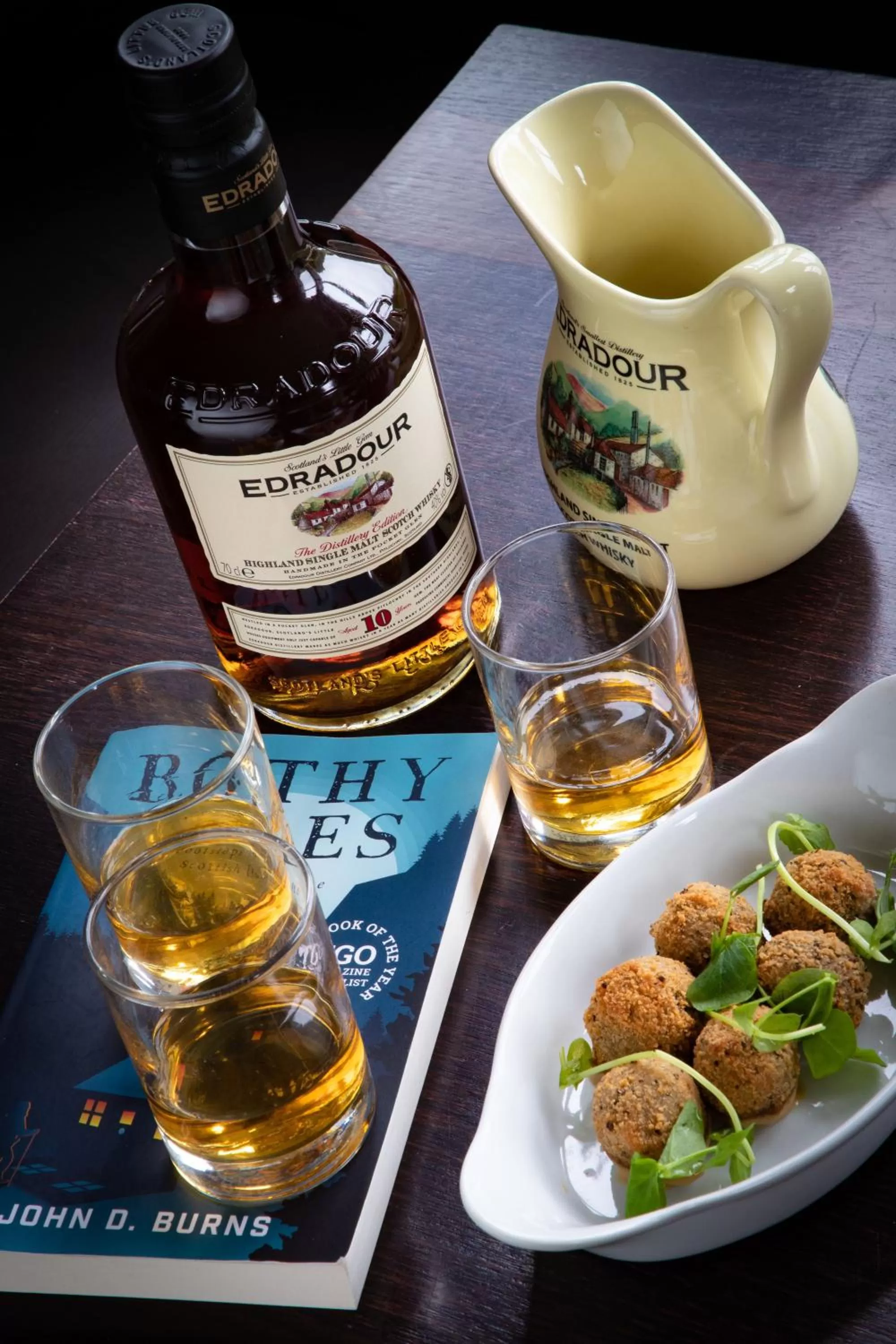 Food and drinks in The Pitlochry Hydro Hotel