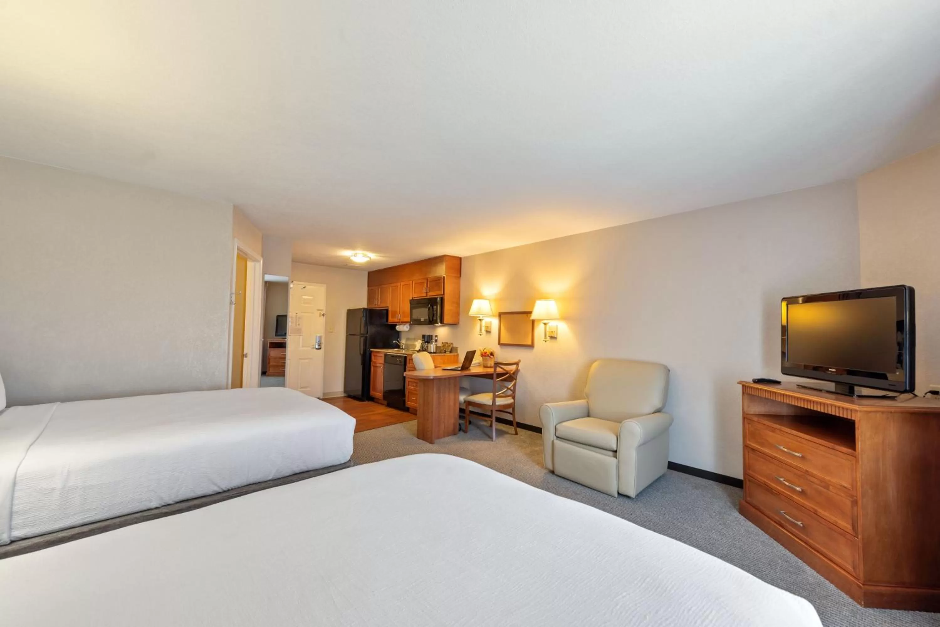 TV and multimedia, Bed in Extended Stay America Suites - San Antonio - North