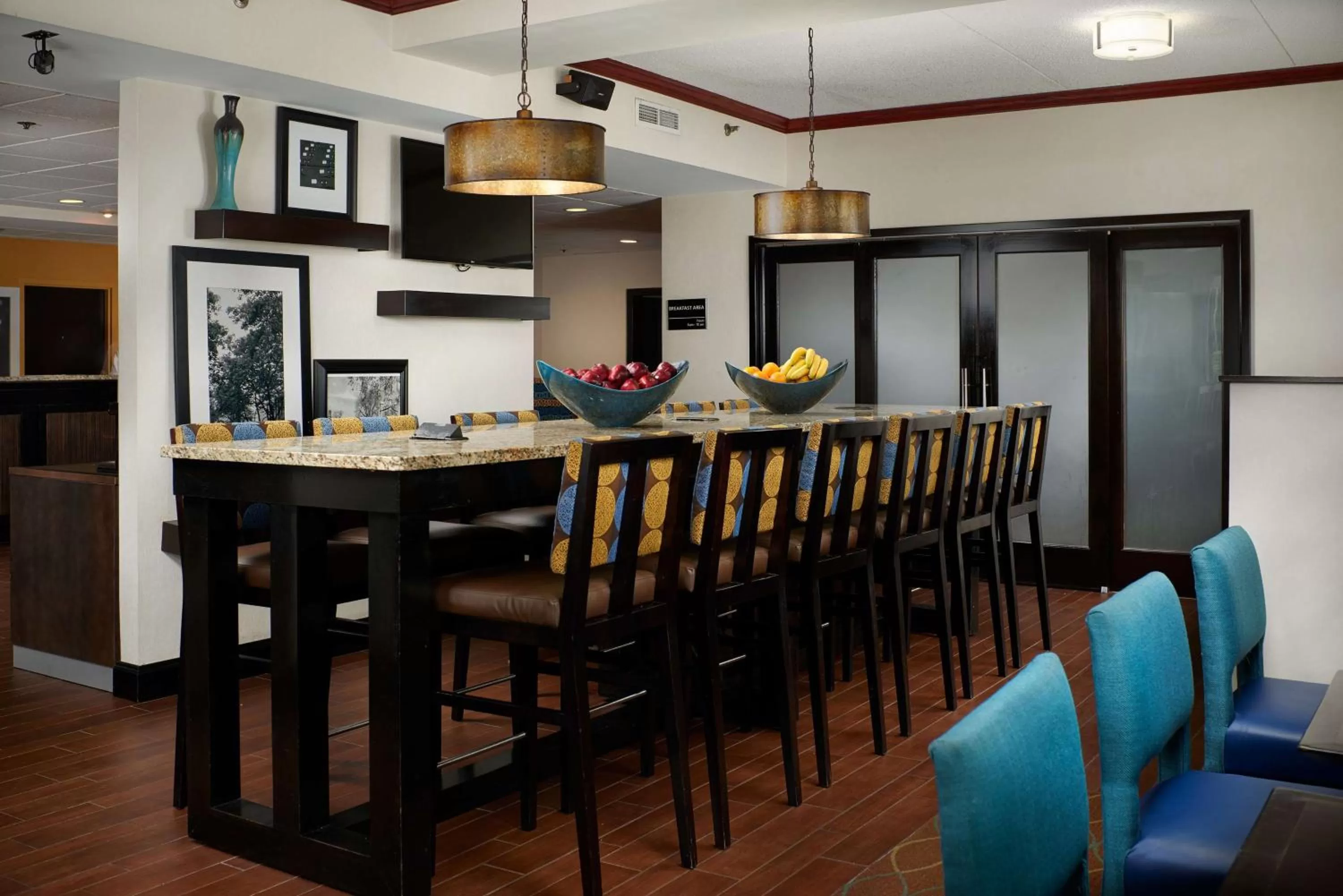 Lobby or reception in Hampton Inn Ann Arbor-South