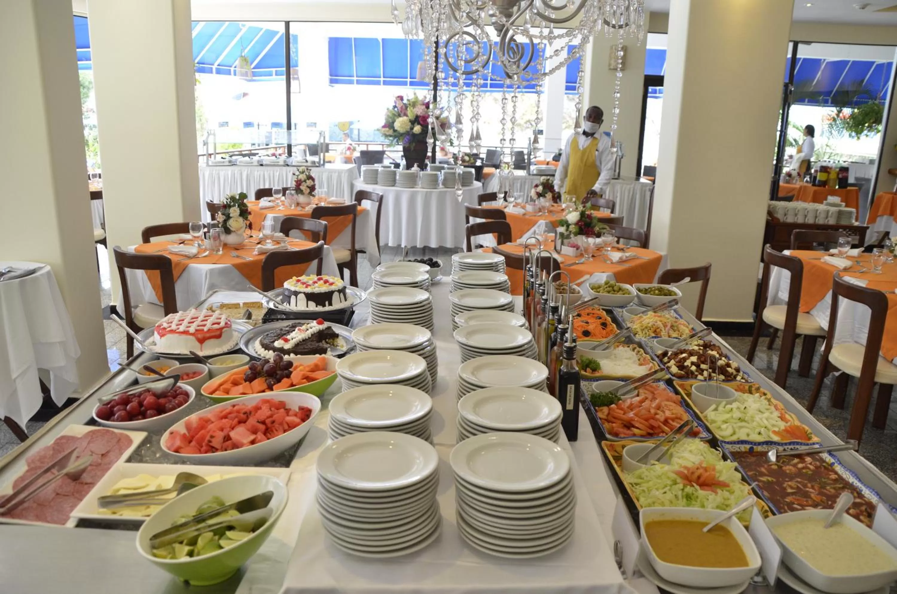 Buffet breakfast in Hotel Arena Blanca by Dorado